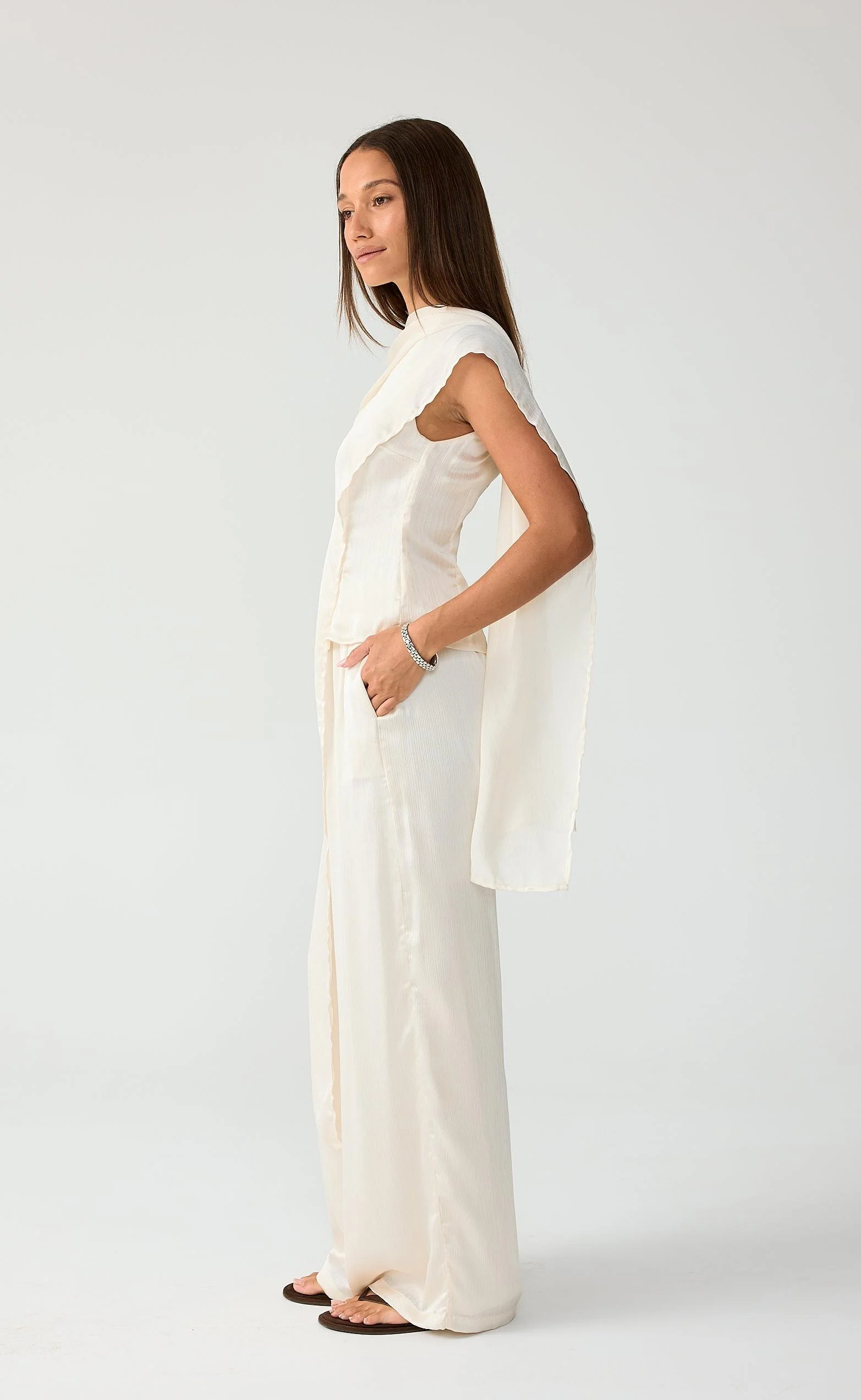 Alfie Top (Cream) - Image 6
