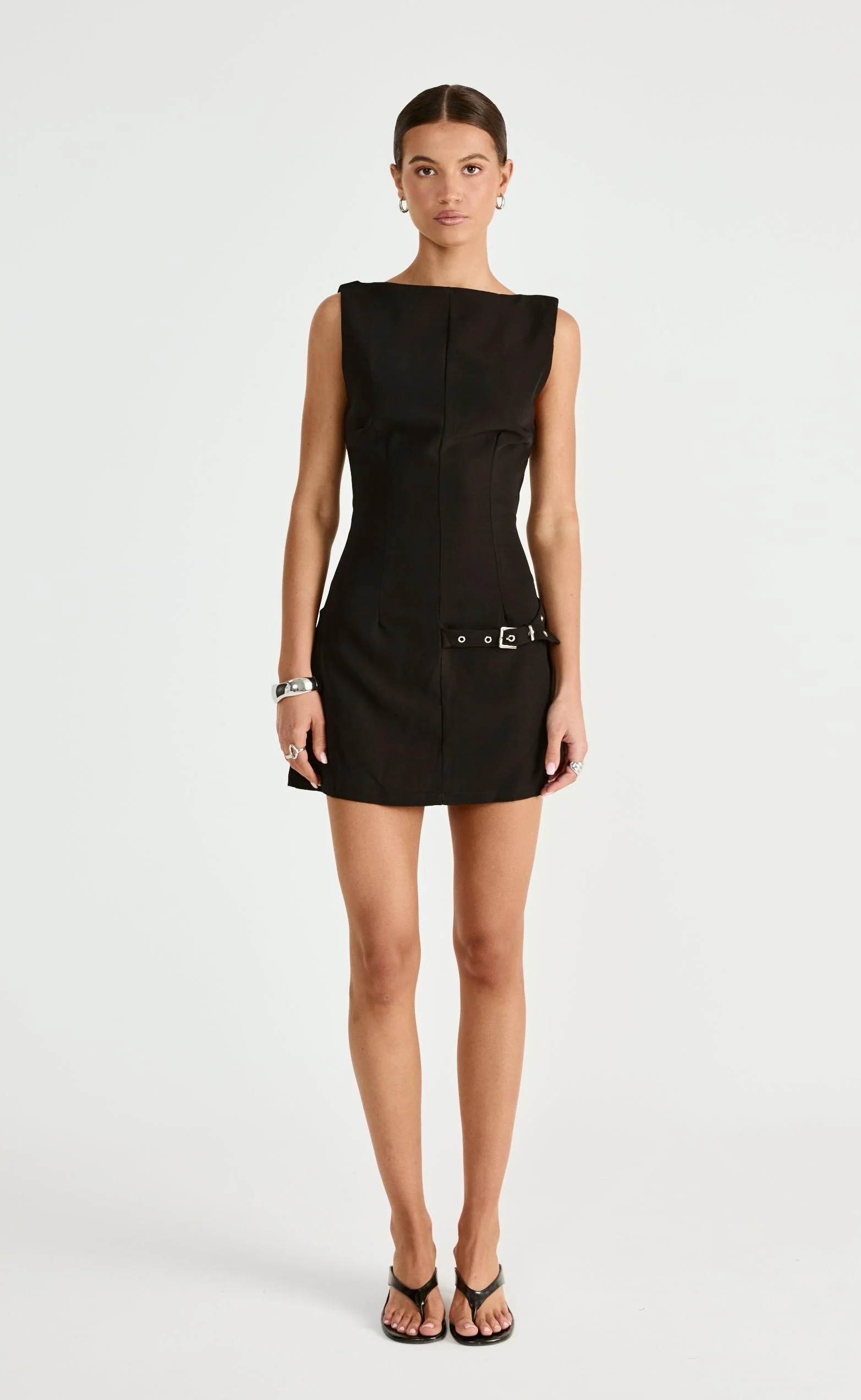Artie Mini Dress (Black)