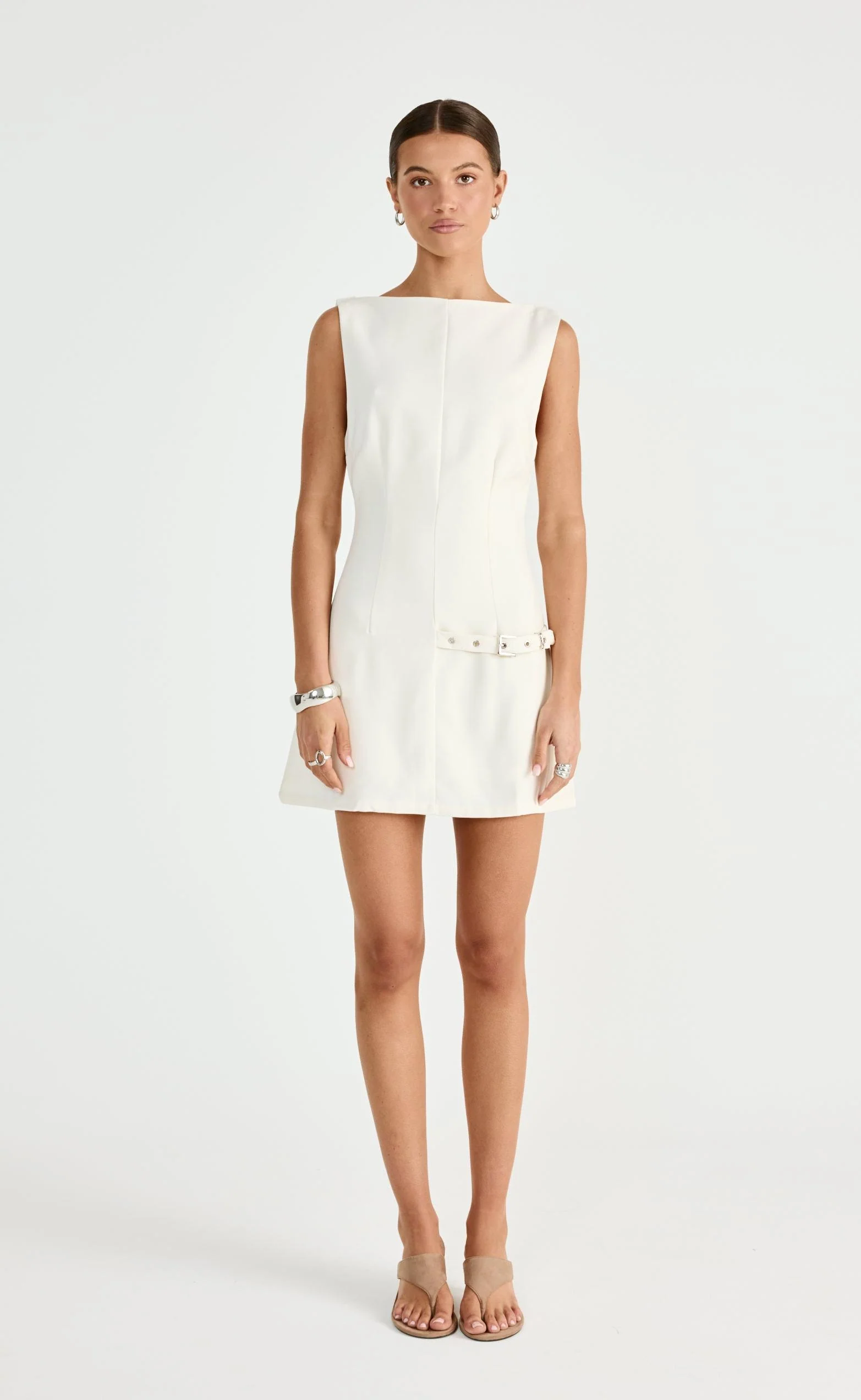 Artie Mini Dress (Oat)