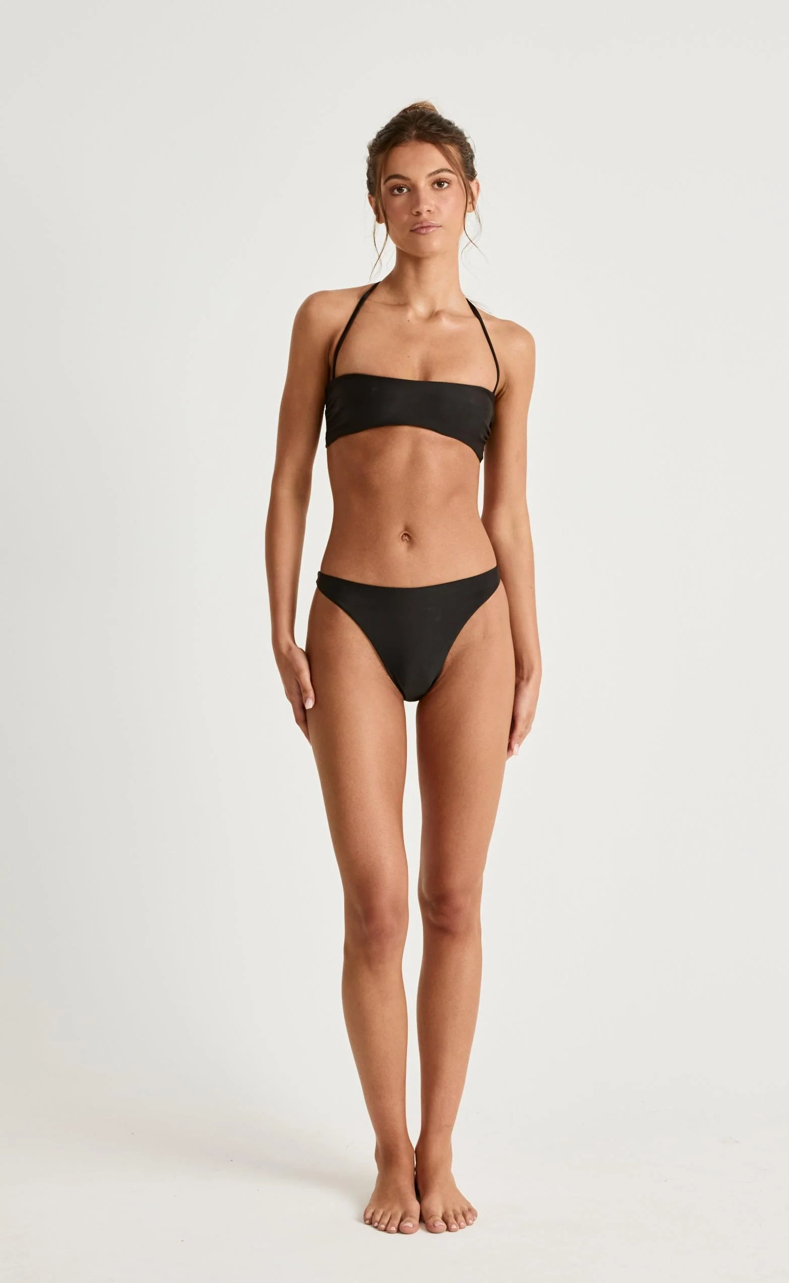 Athena Bikini Top (Black)