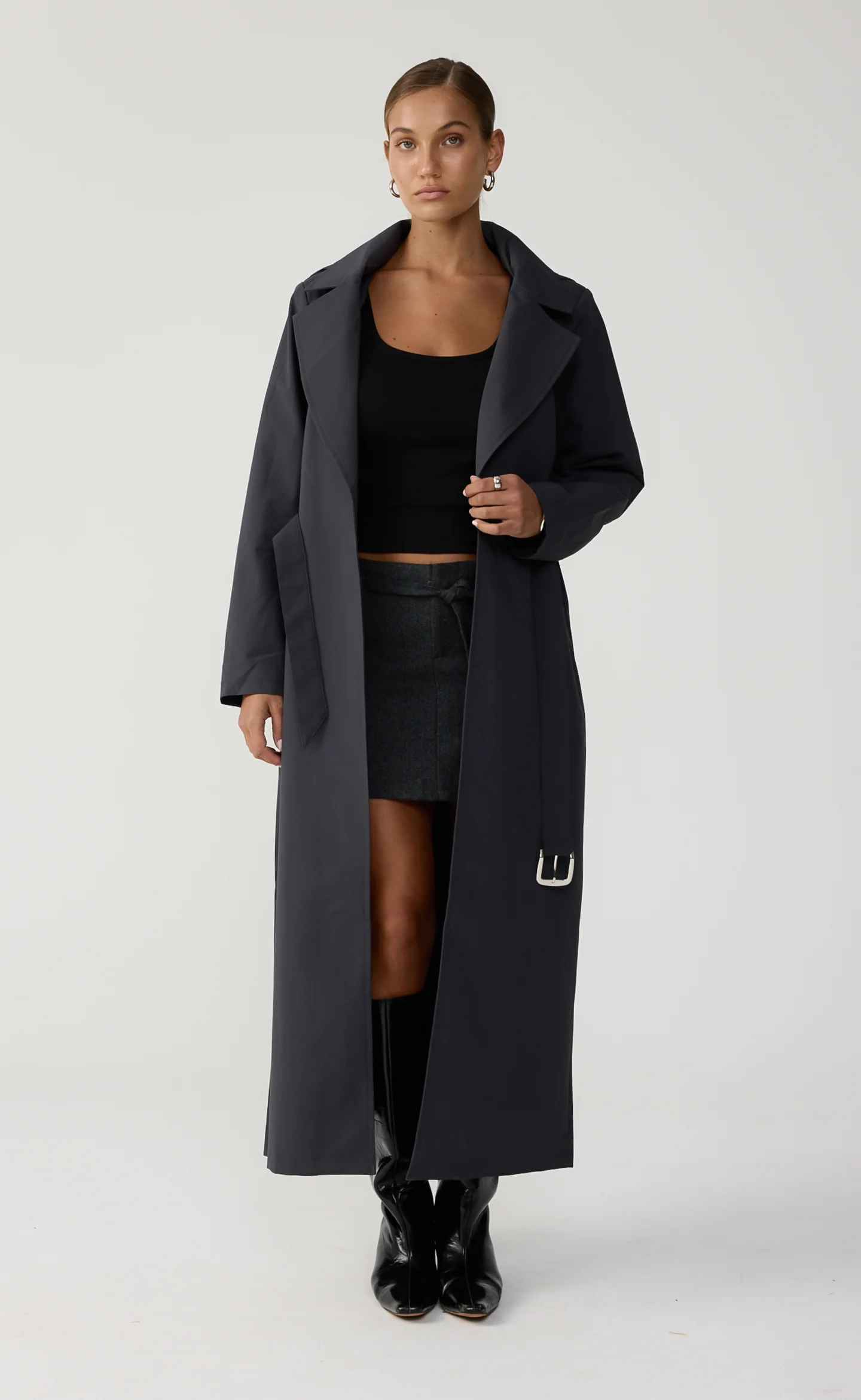 Benito Raincoat (Charcoal)