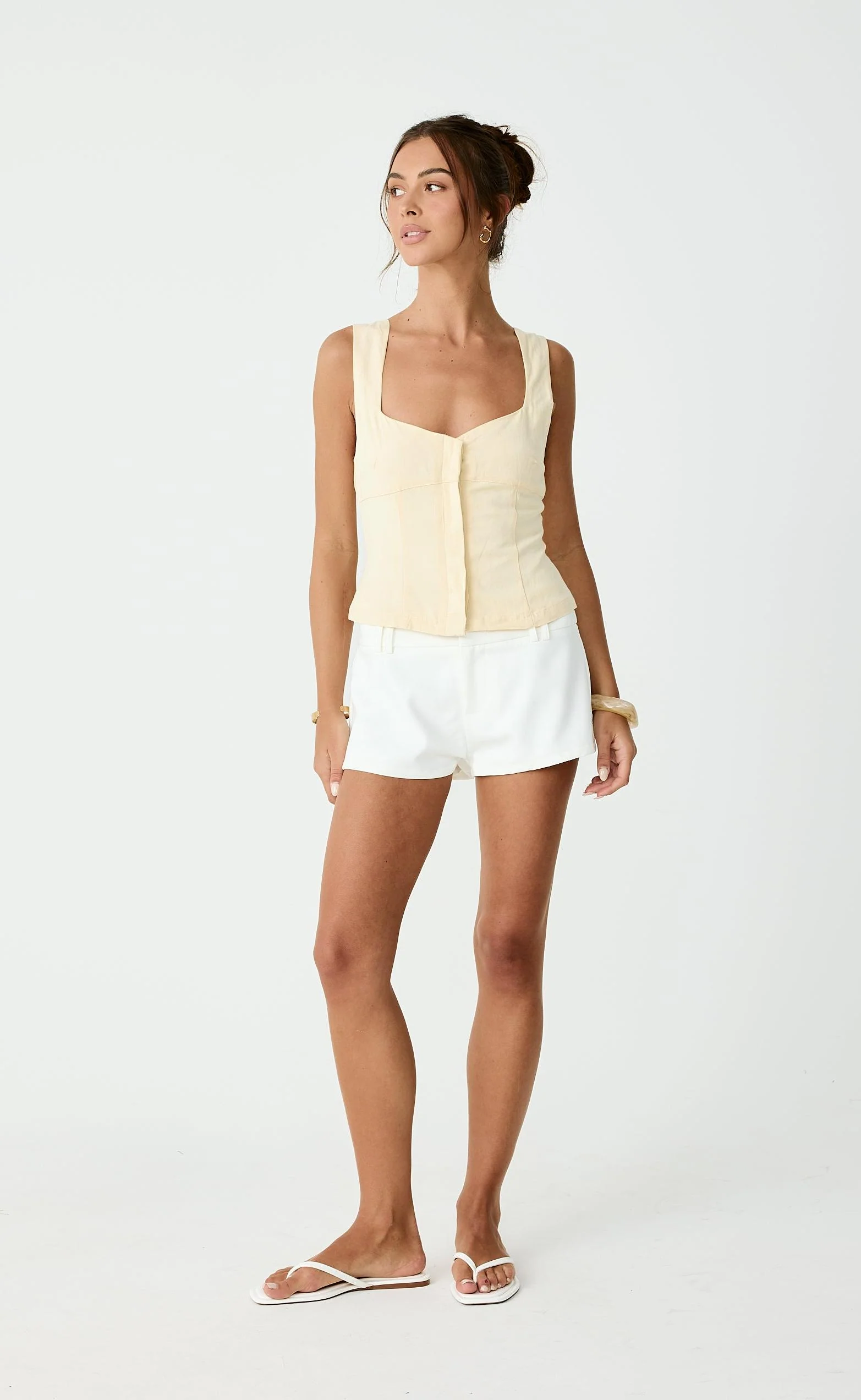 Boone Shorts (White)