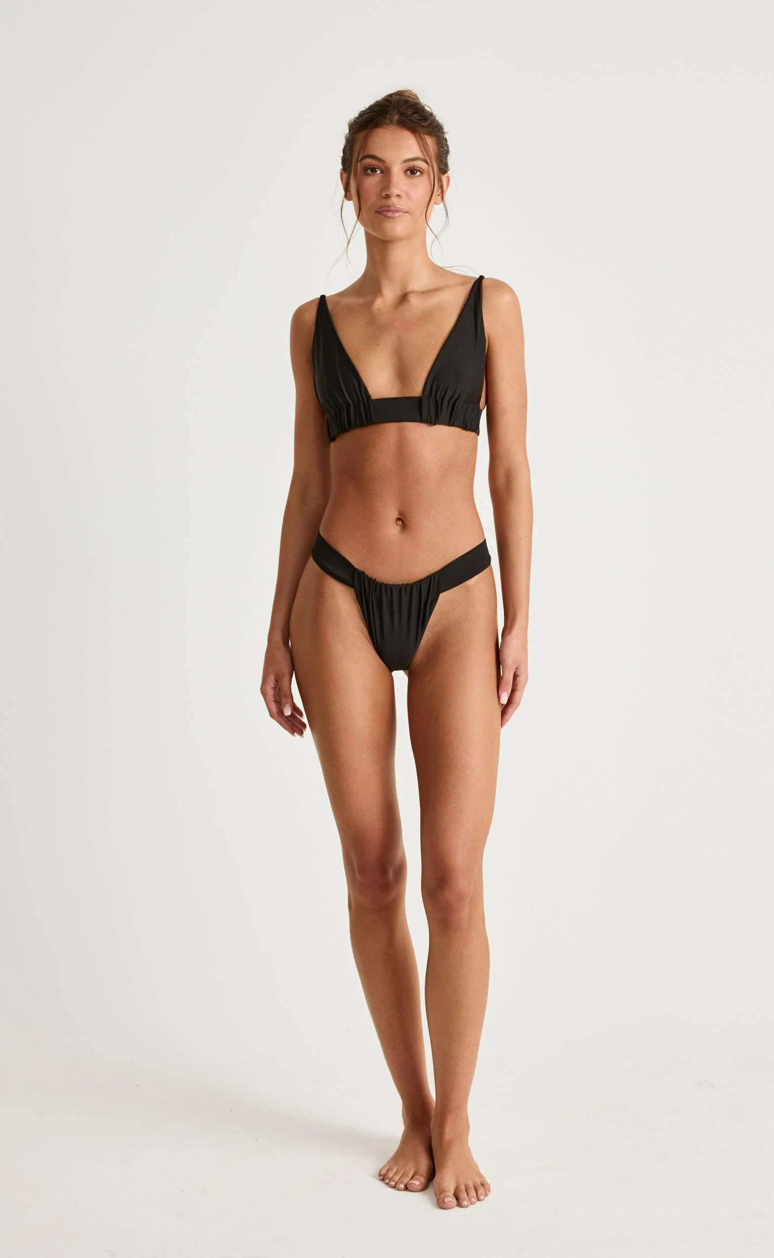 Carla Bikini Top (Black) - Image 2