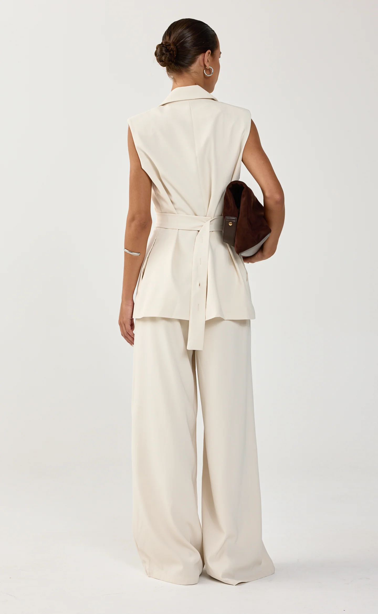 Cascade Blazer Vest (Oat) - Image 4