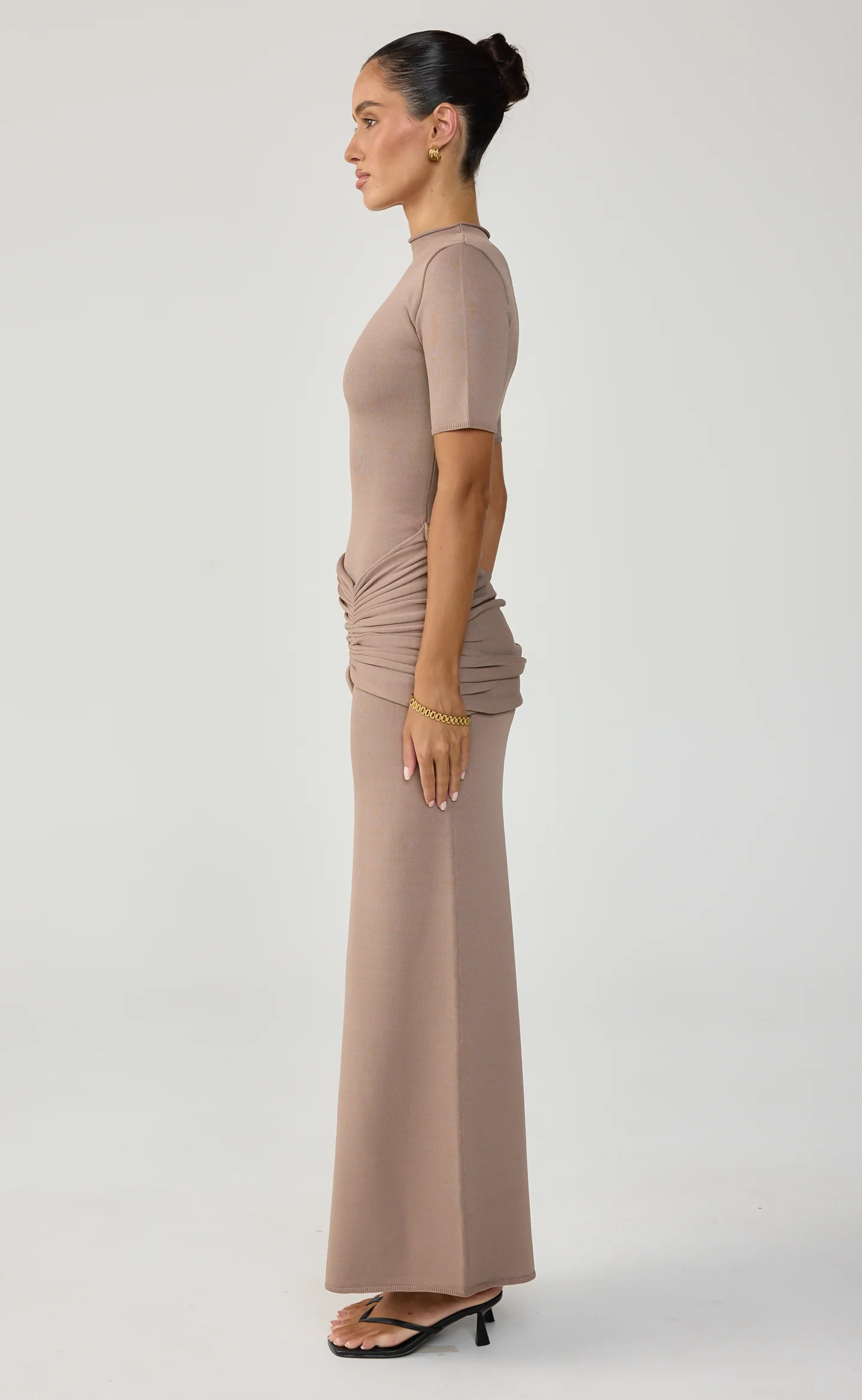 Cecily Maxi Dress (Mocha) - Image 3