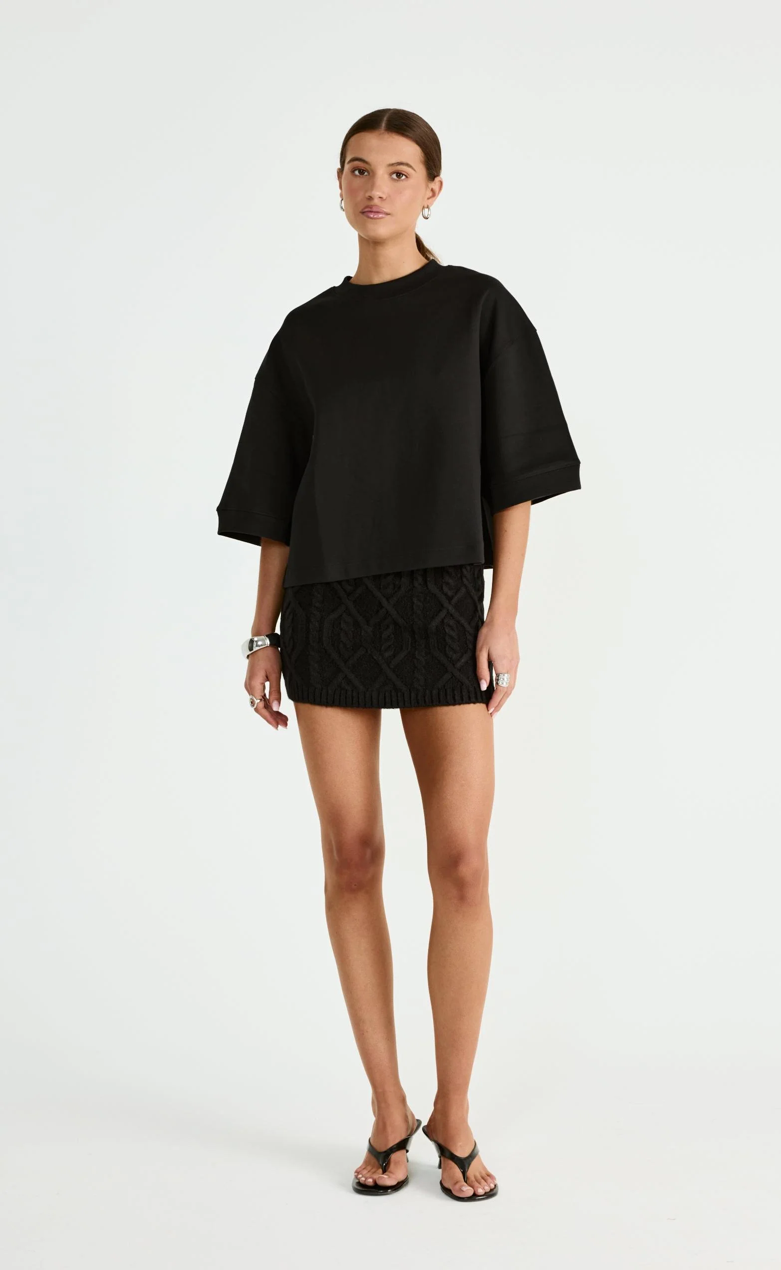 Chloe Mini Skirt (Black)