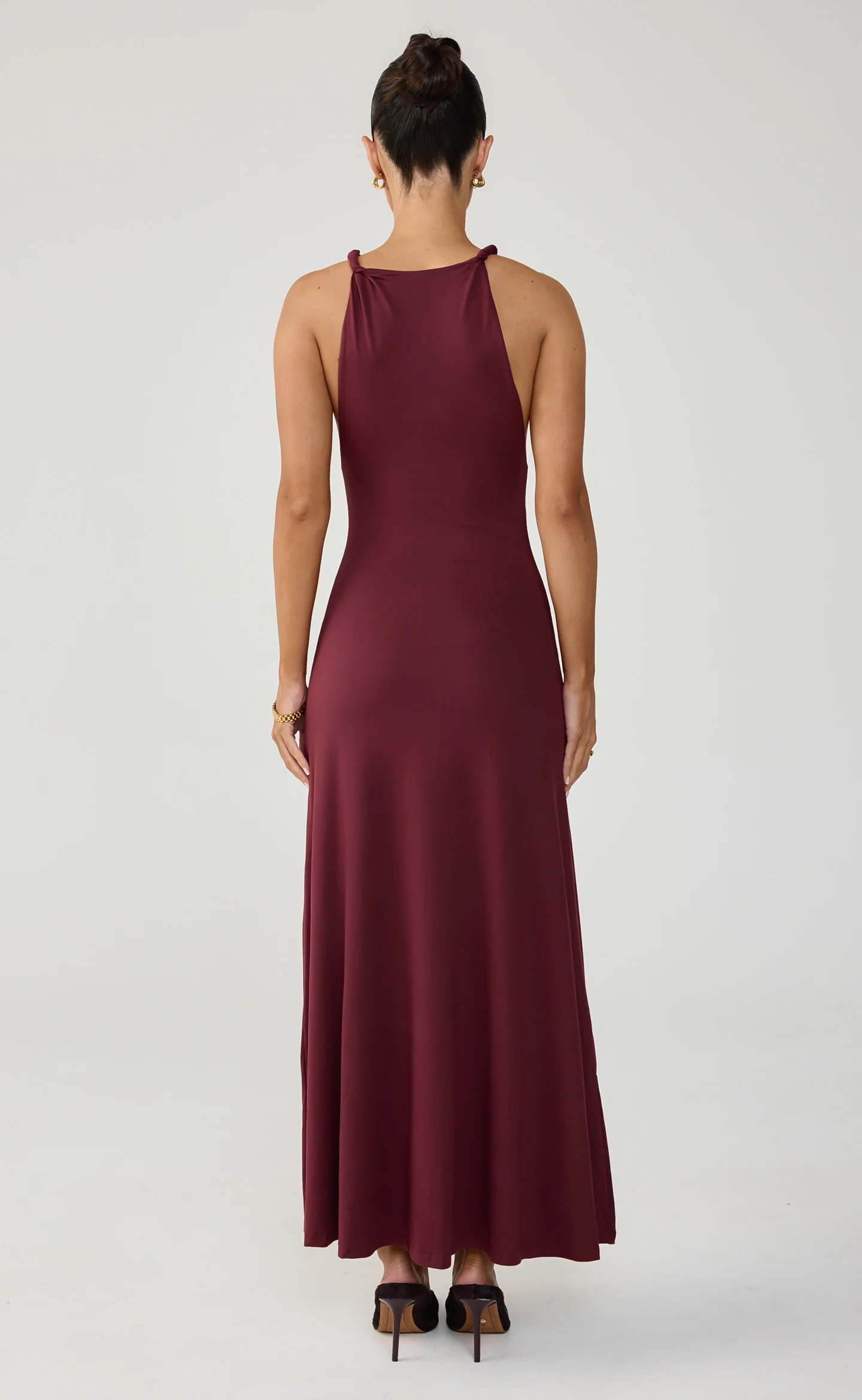 Collins Maxi Dress (Wine) - Image 4