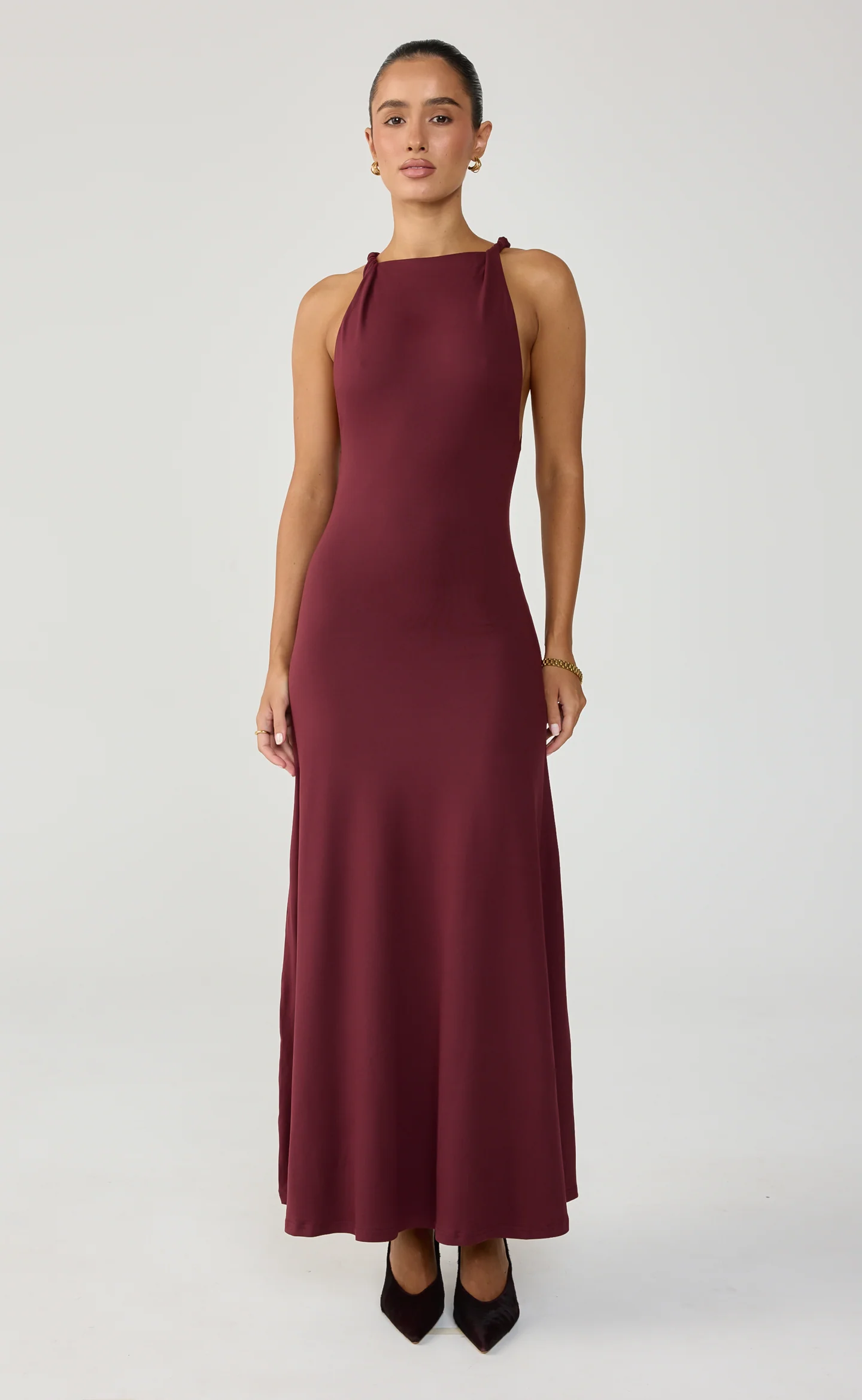 Collins Maxi Dress (Wine) - Image 7