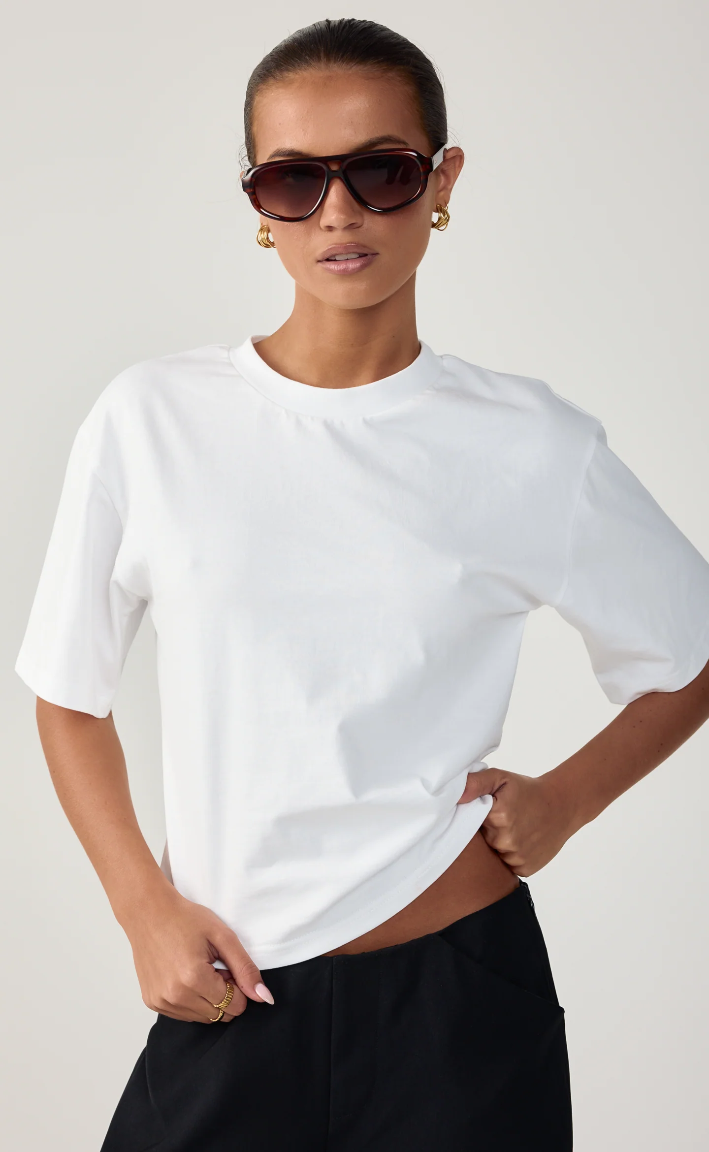 Cyra Baby Tee (White)