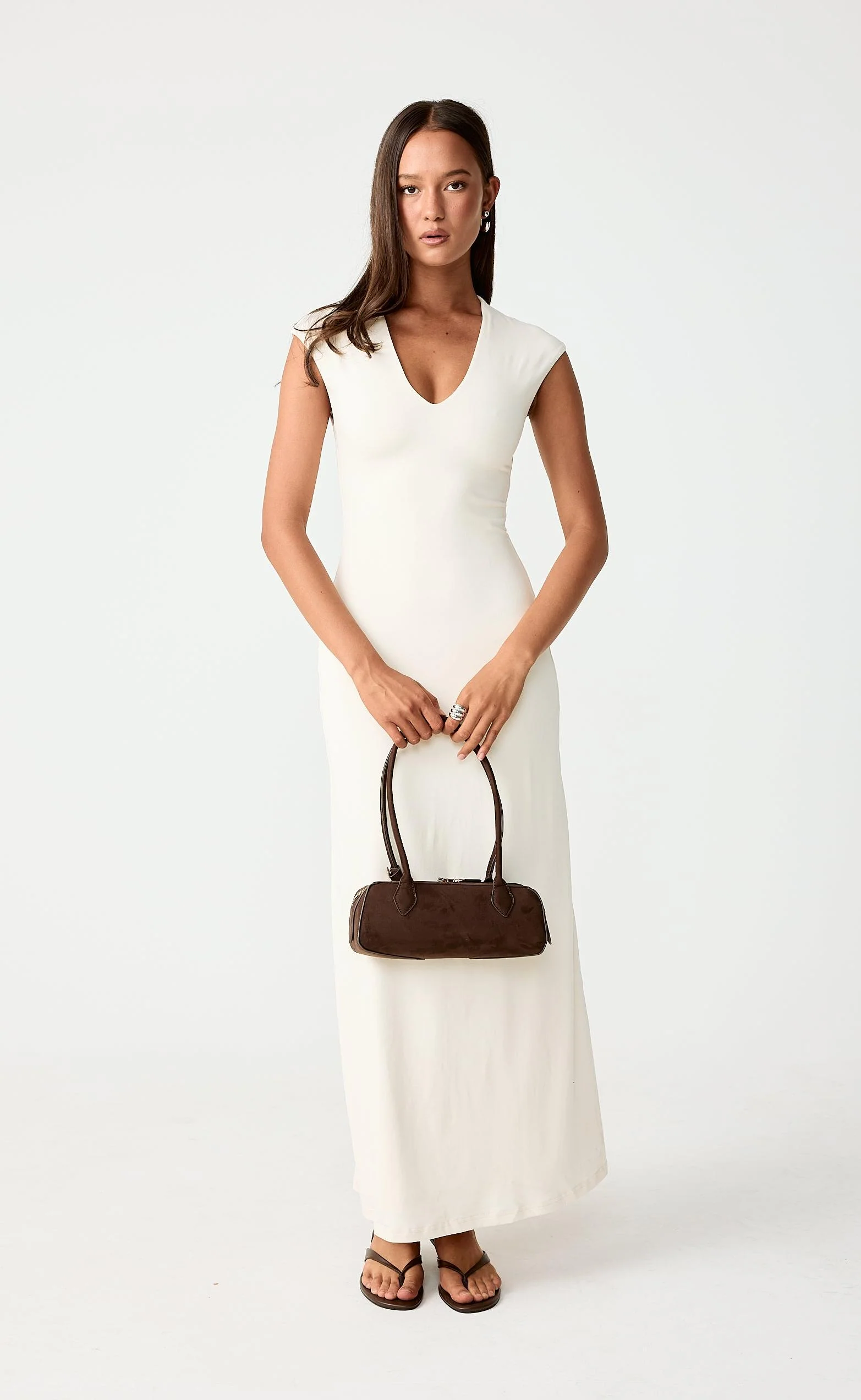 Deka Maxi Dress (Oat)