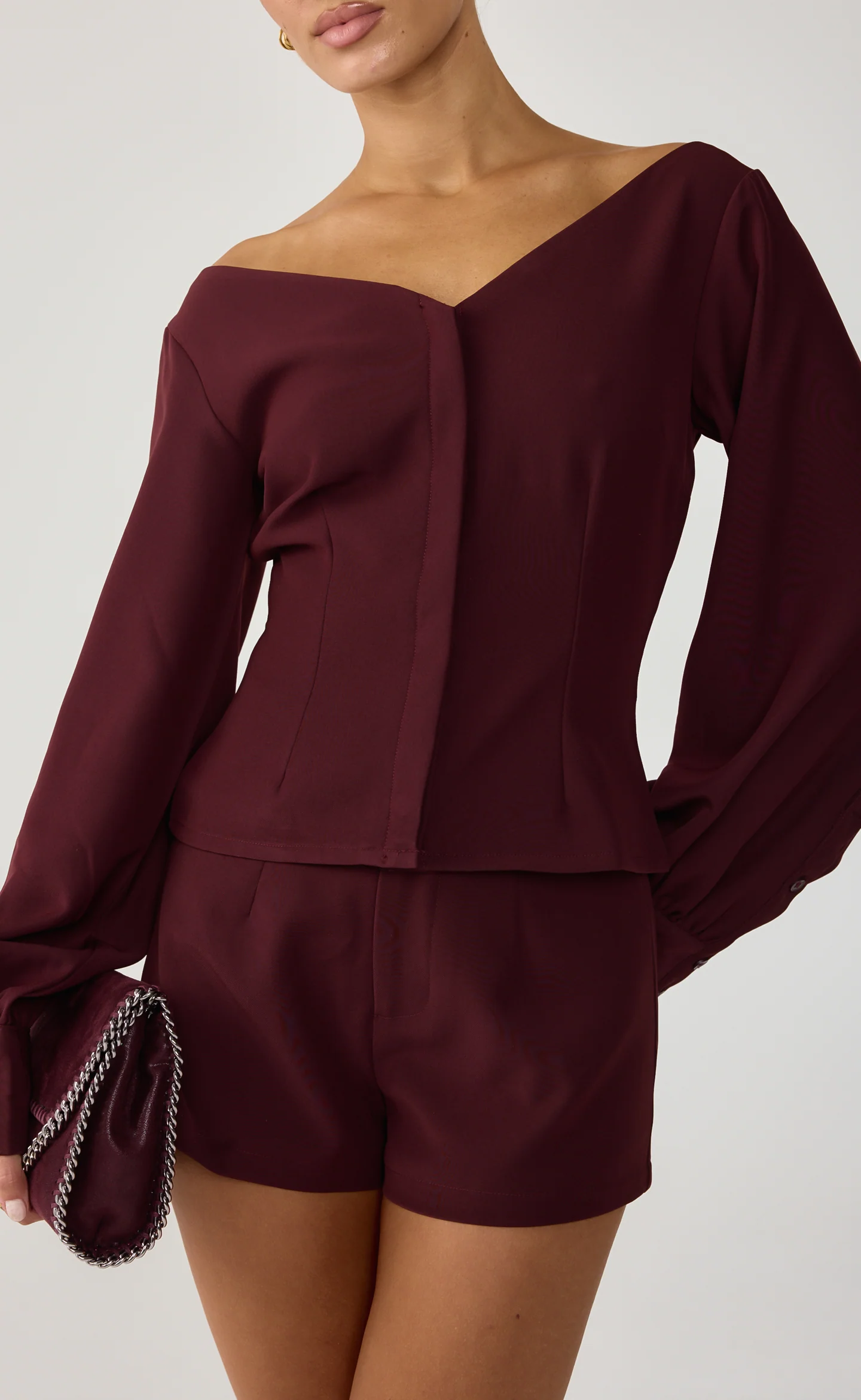 Delaney Shirt (Wine) - Image 5