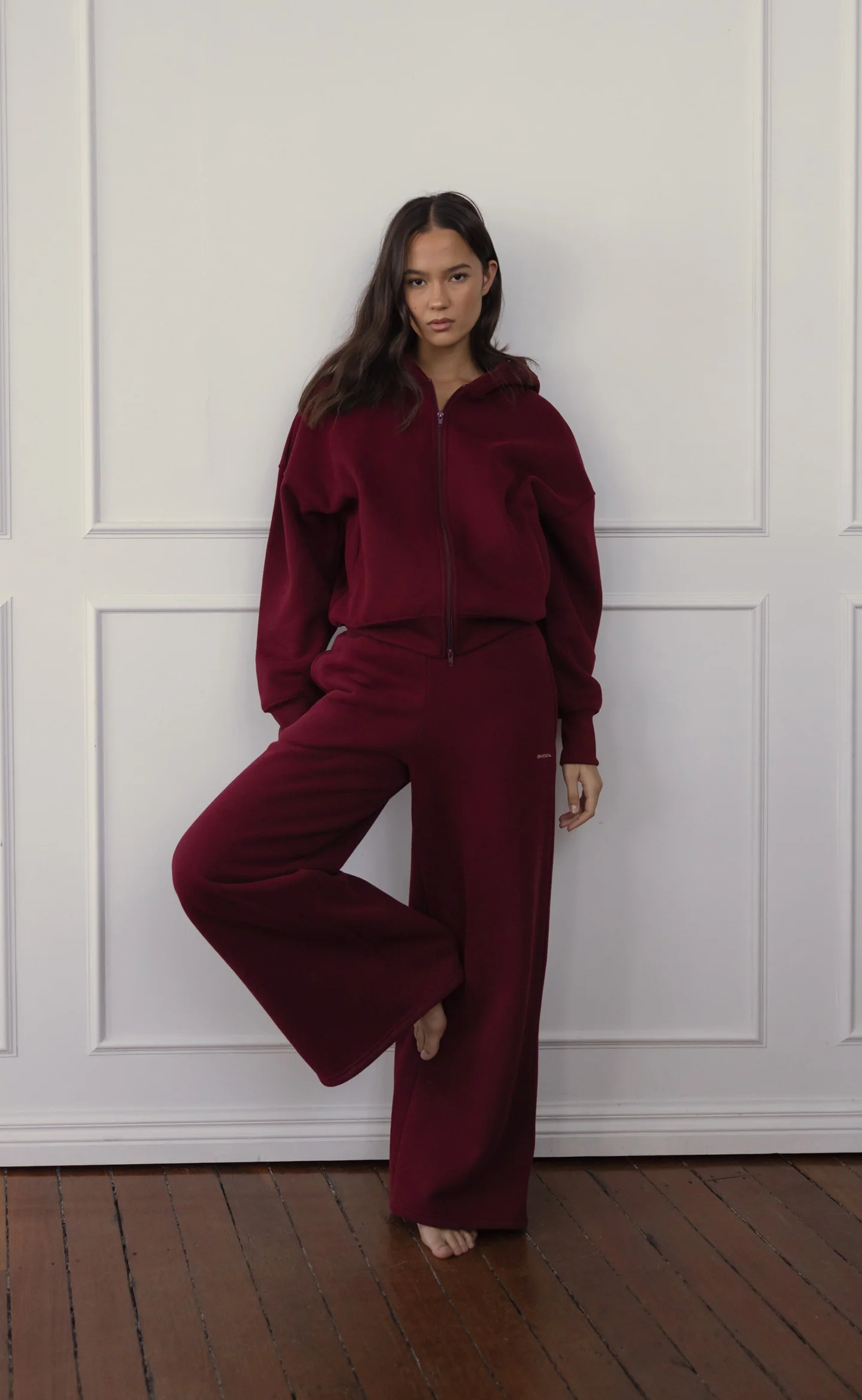 Elija Zip Hoodie (Plum) - Image 3