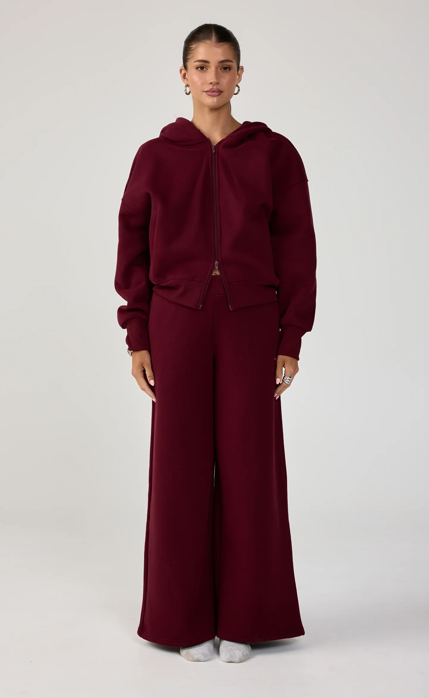 Elija Zip Hoodie (Plum) - Image 6