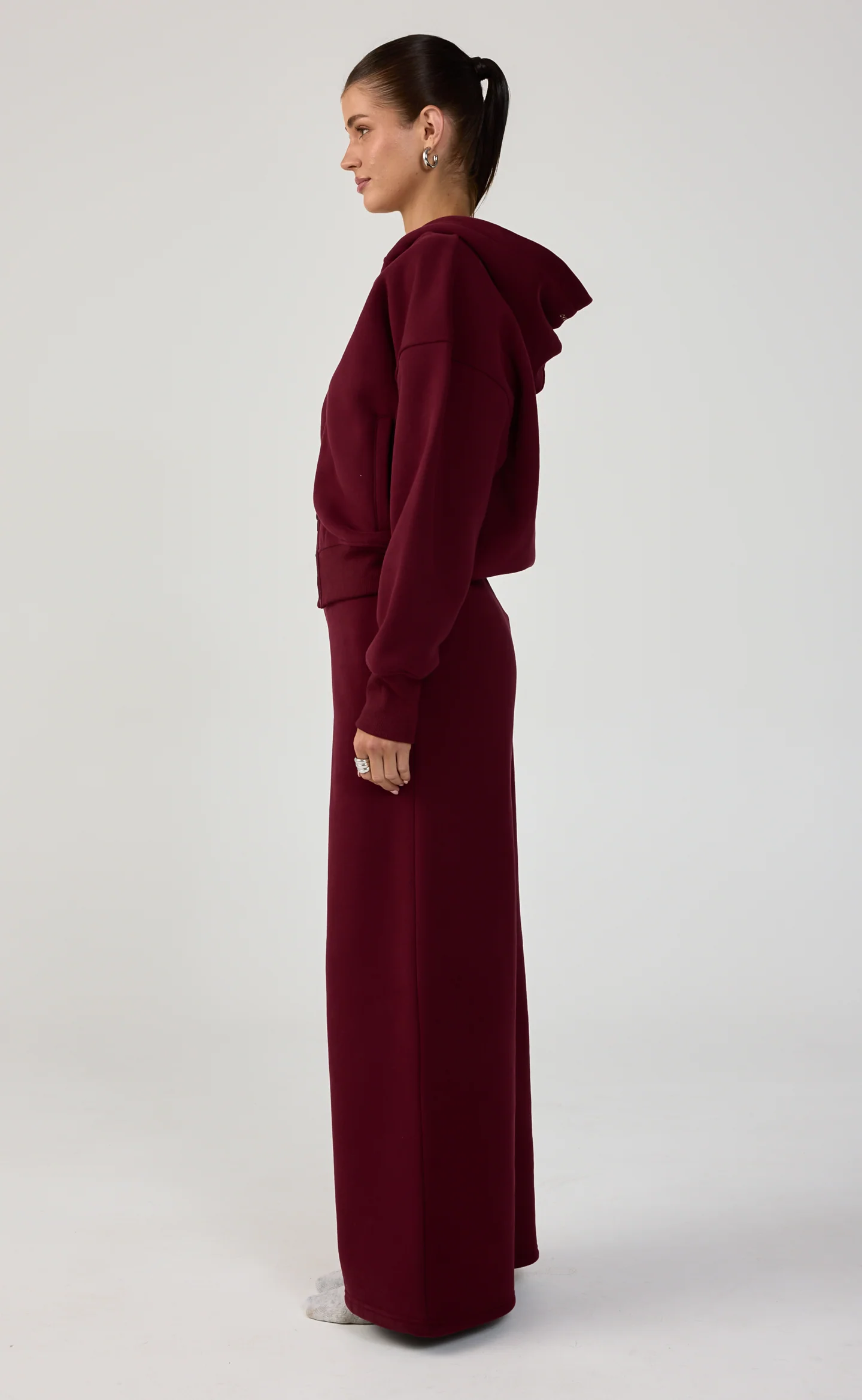 Elija Zip Hoodie (Plum) - Image 8