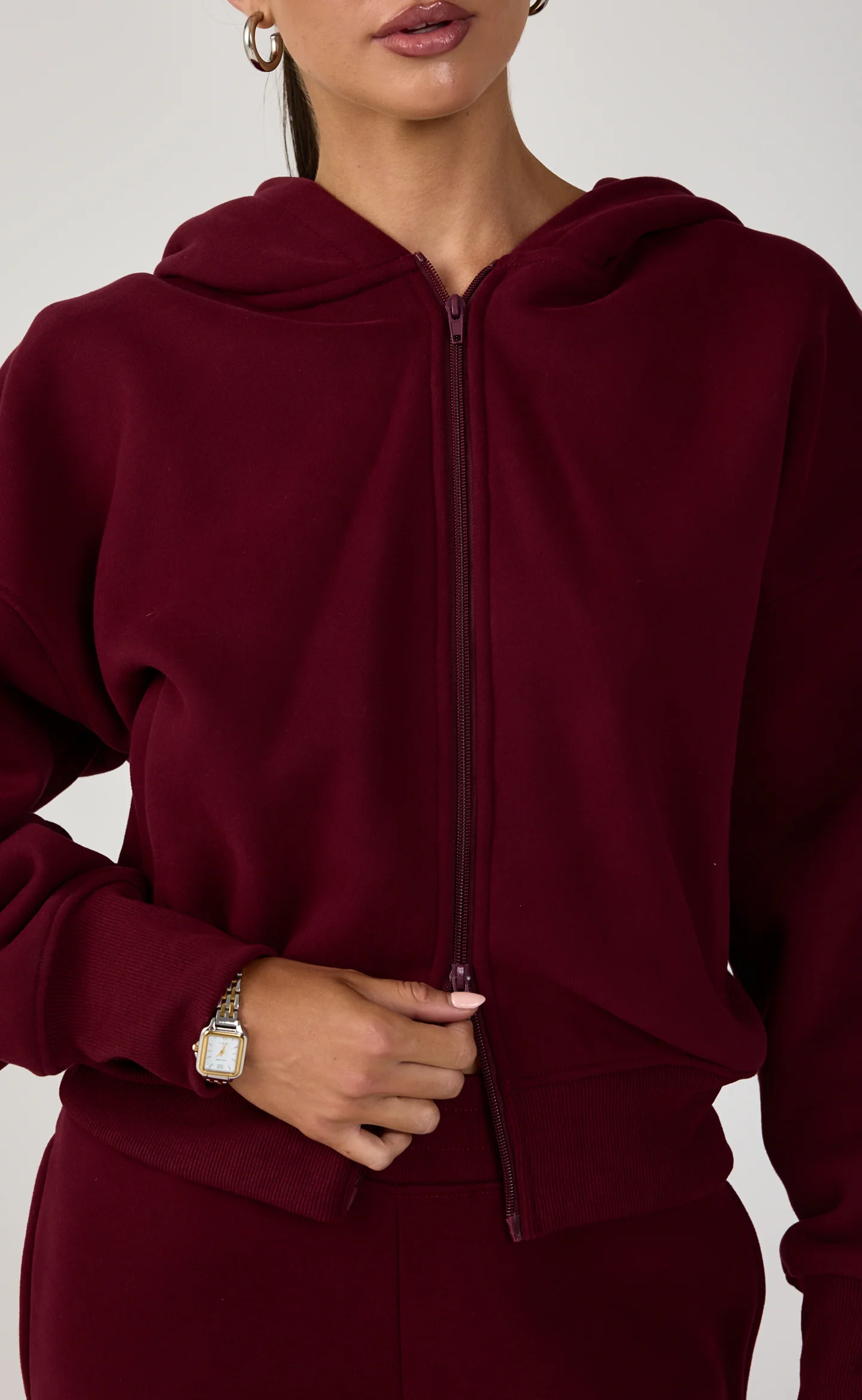Elija Zip Hoodie (Plum) - Image 9