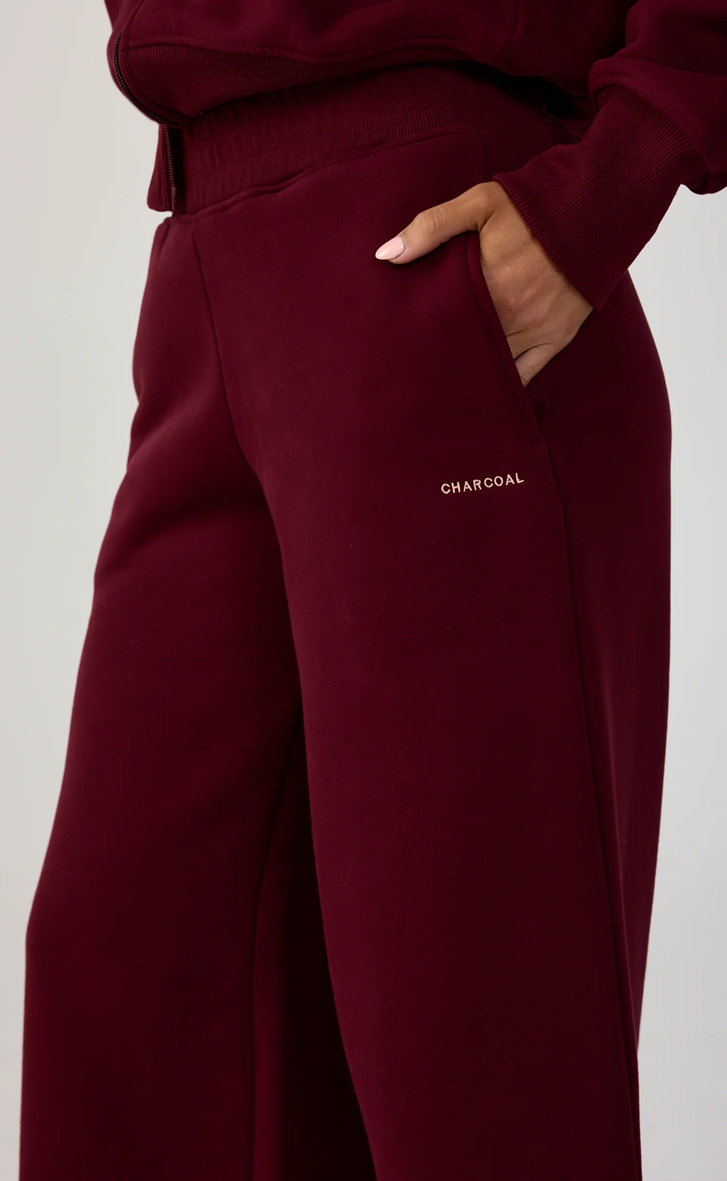 Elija Sweat Pants (Plum) - Image 9
