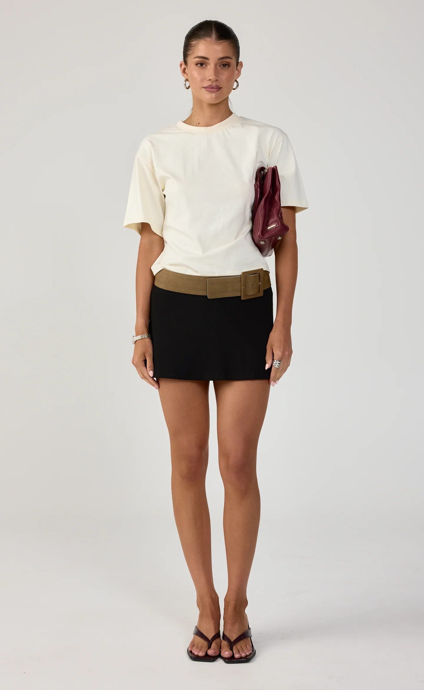 Emmie Mini Skirt (Black)