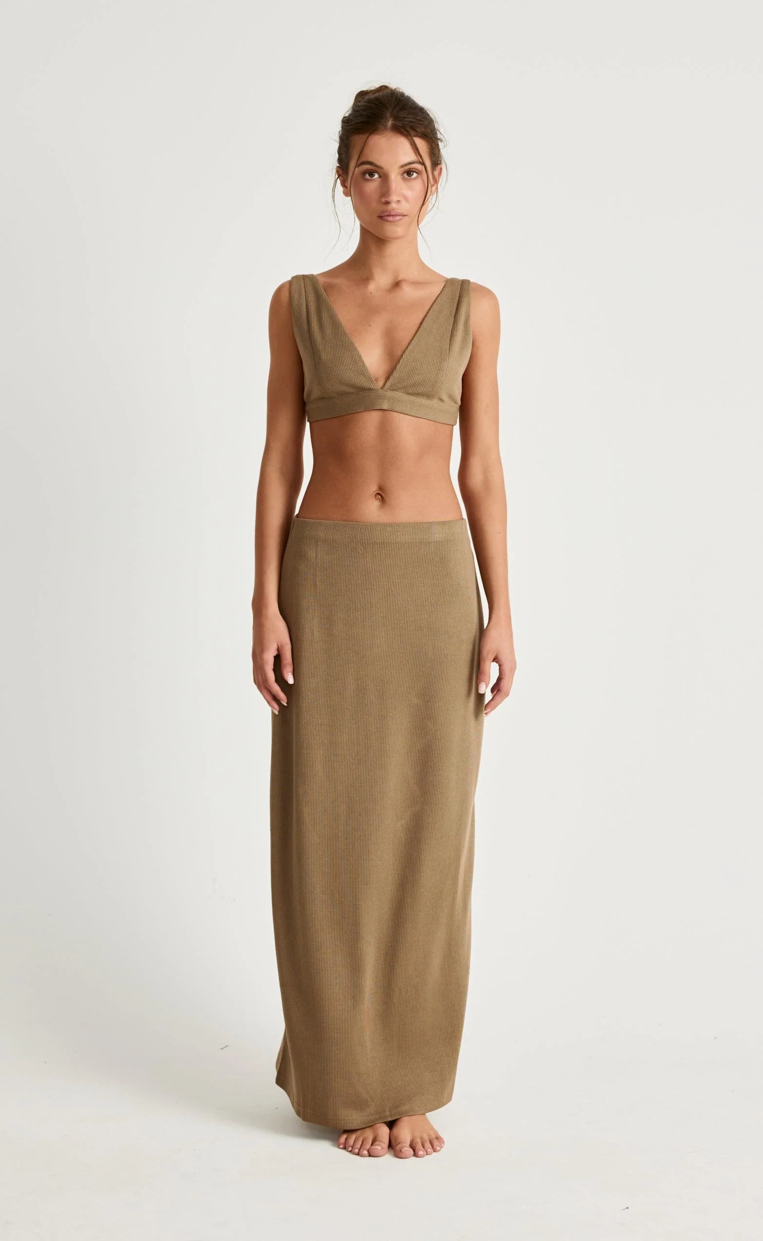 Estelle Maxi Skirt (Mocha) - Image 4