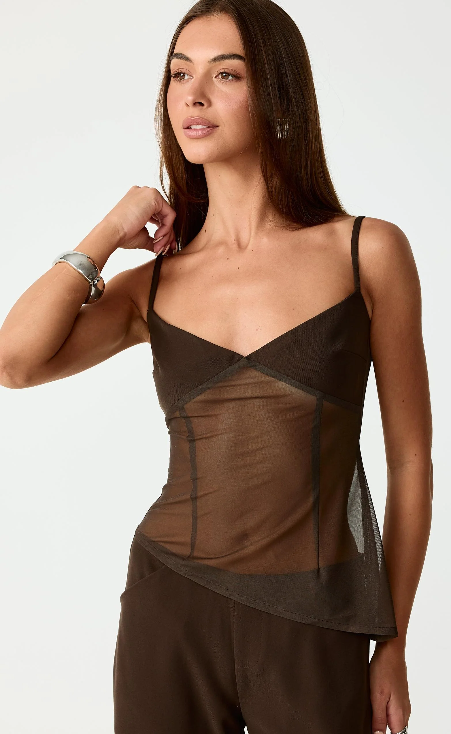 Eyes On Me Top (Chocolate)