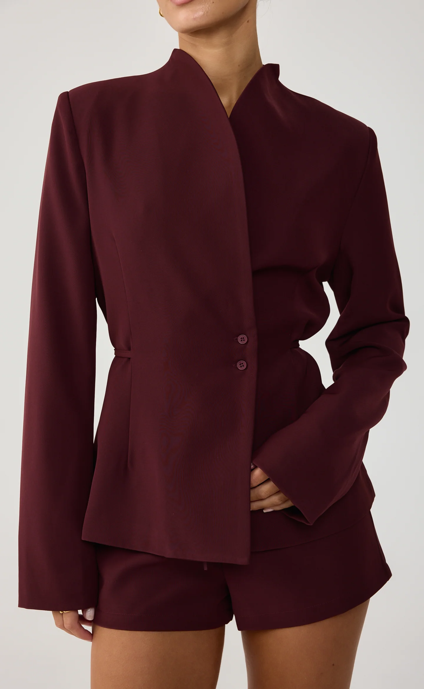 Fields Blazer (Wine) - Image 3