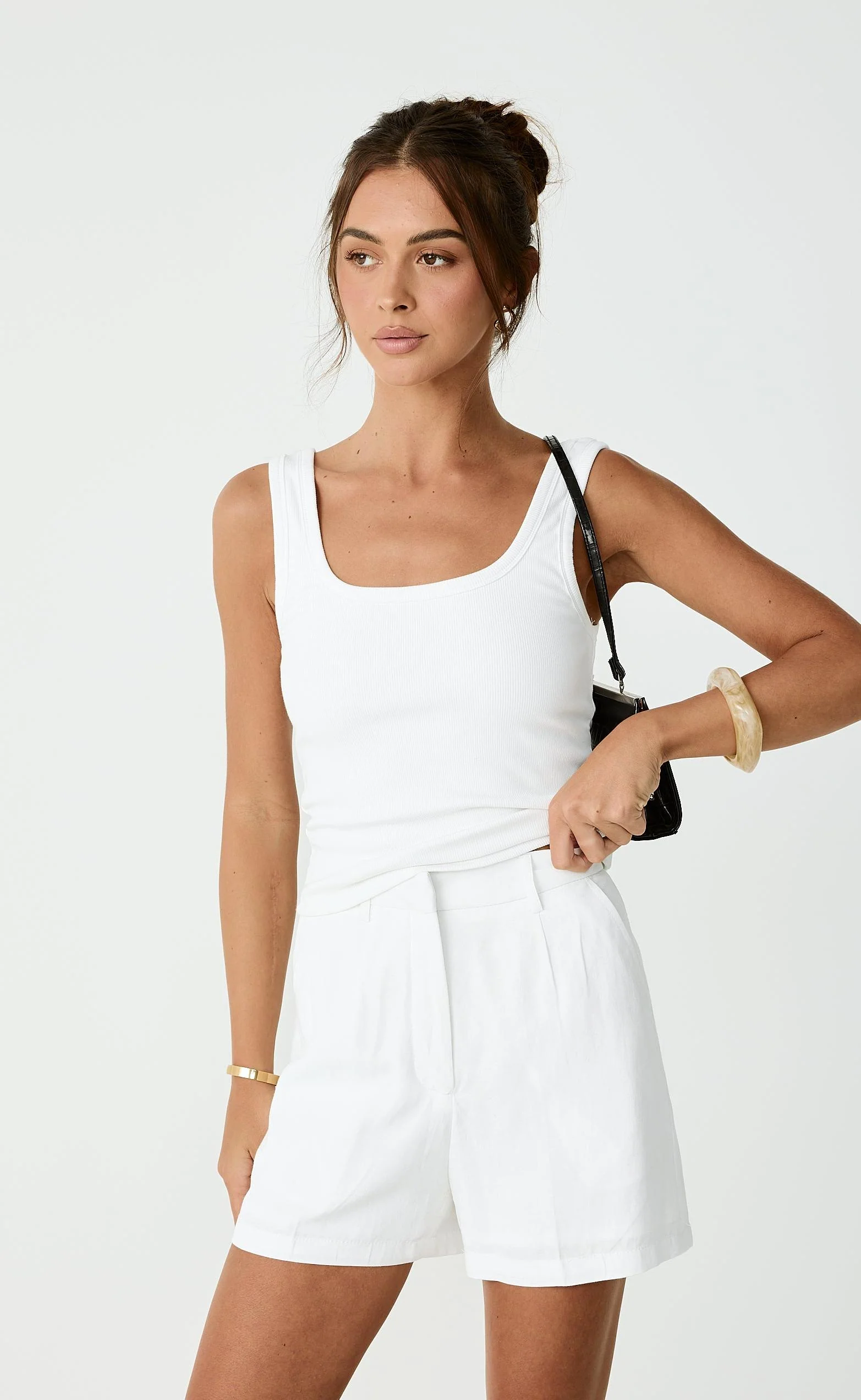 Golden Hour Shorts (White)