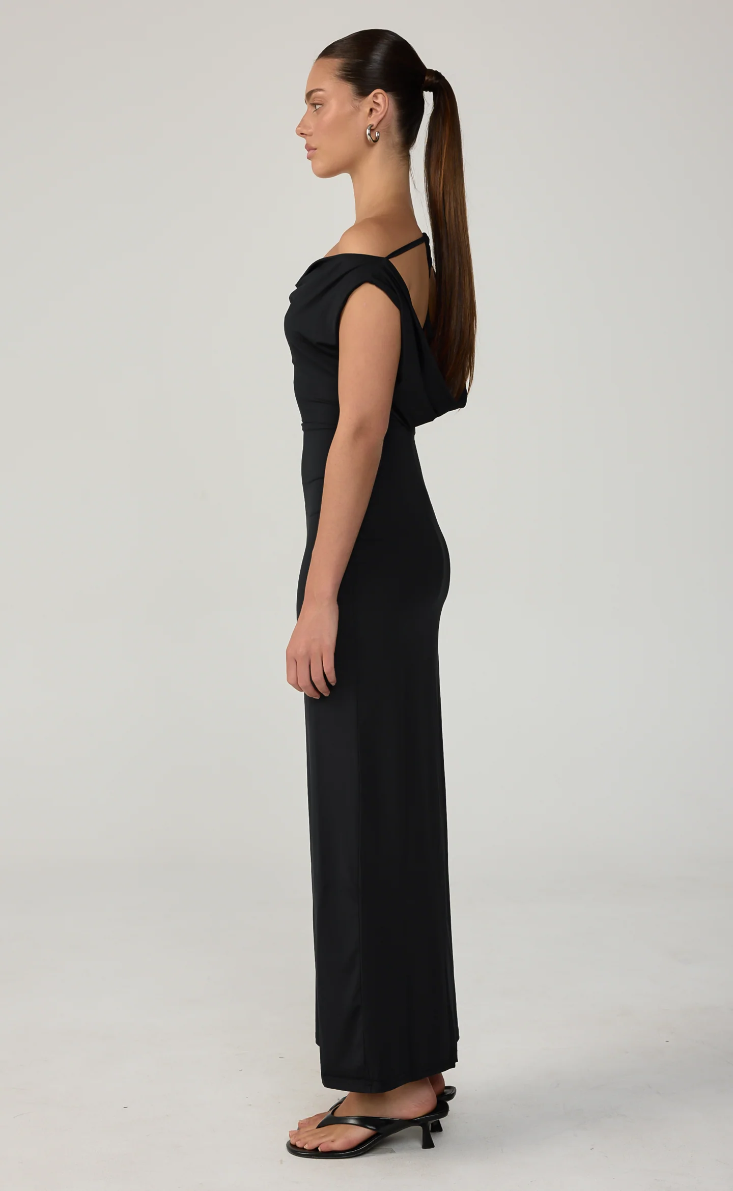 Granger Maxi Dress (Black) - Image 4