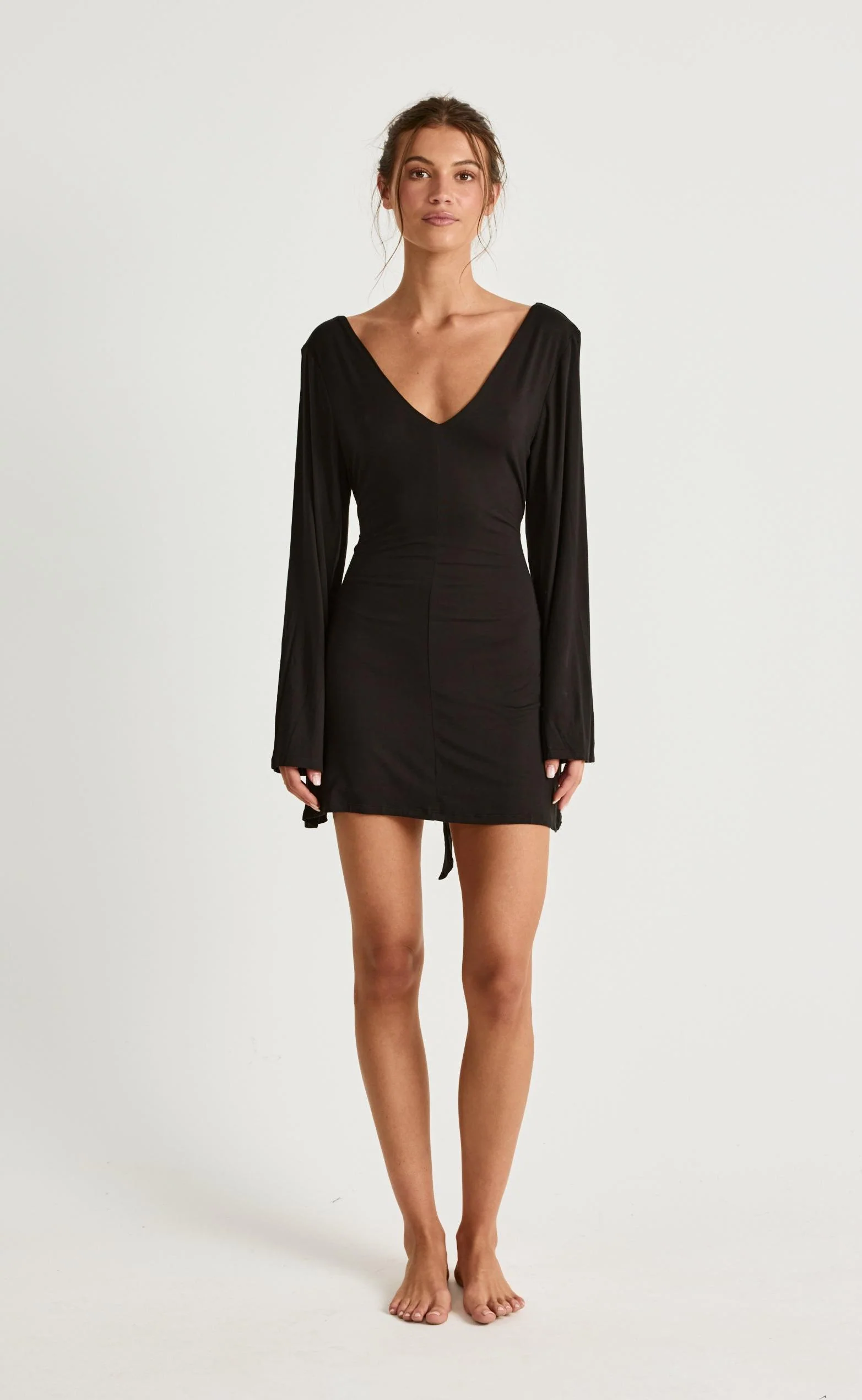 Harlow Mini Dress (Black)