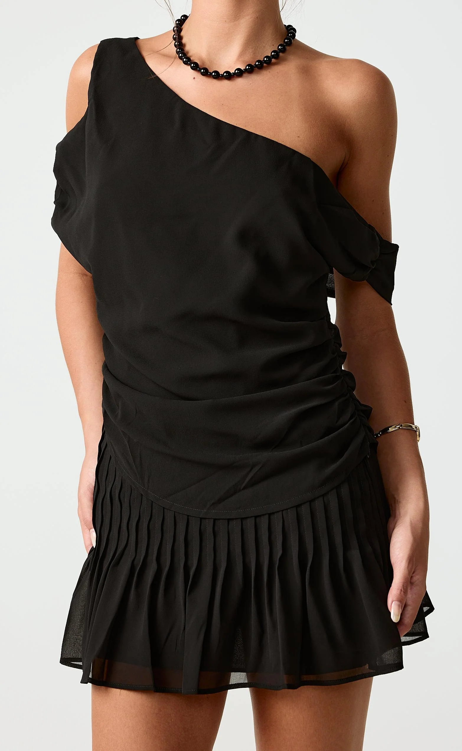 Harriette Mini Skirt (Black)