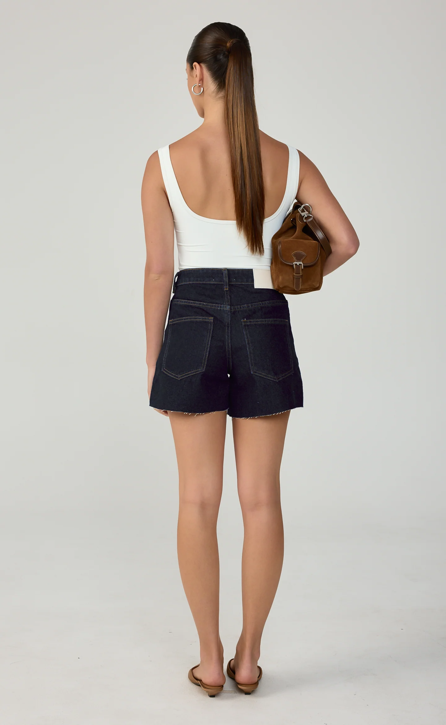 Henry Denim Shorts (Navy Blue Denim) - Image 5