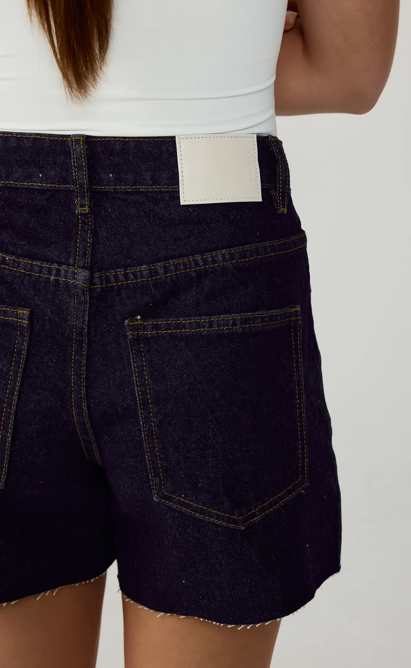Henry Denim Shorts (Navy Blue Denim) - Image 6