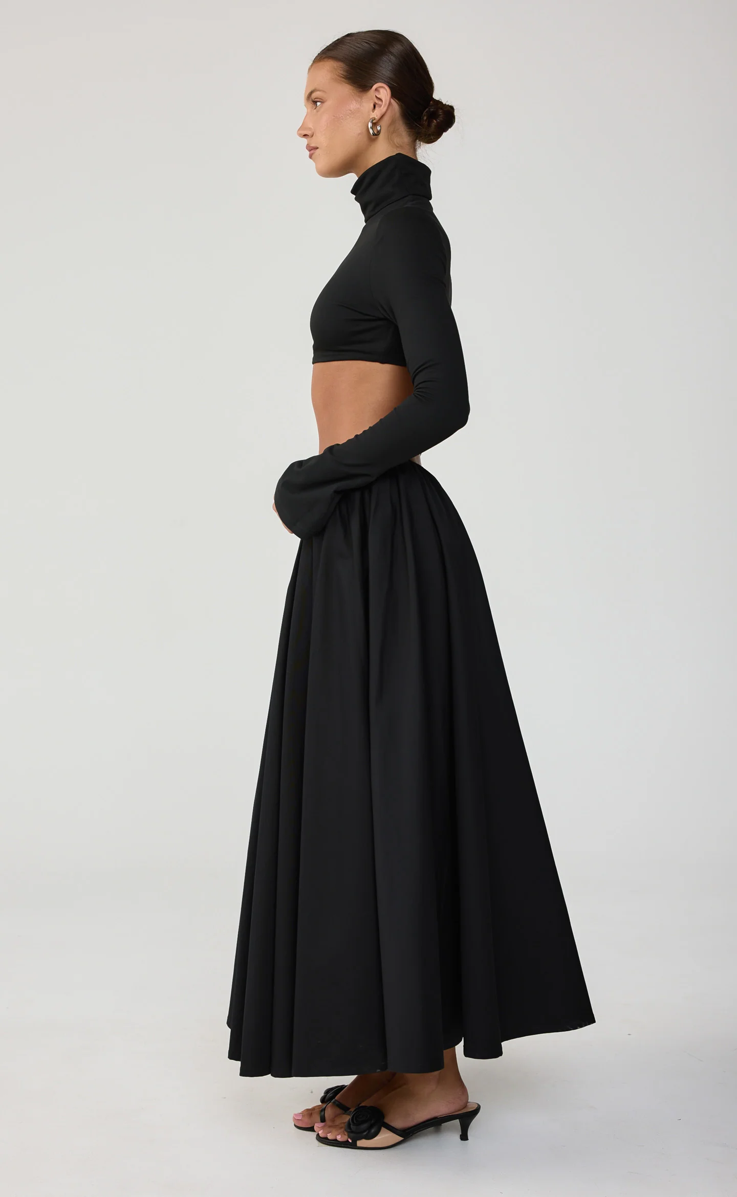 Herlow Maxi Skirt (Black) - Image 6
