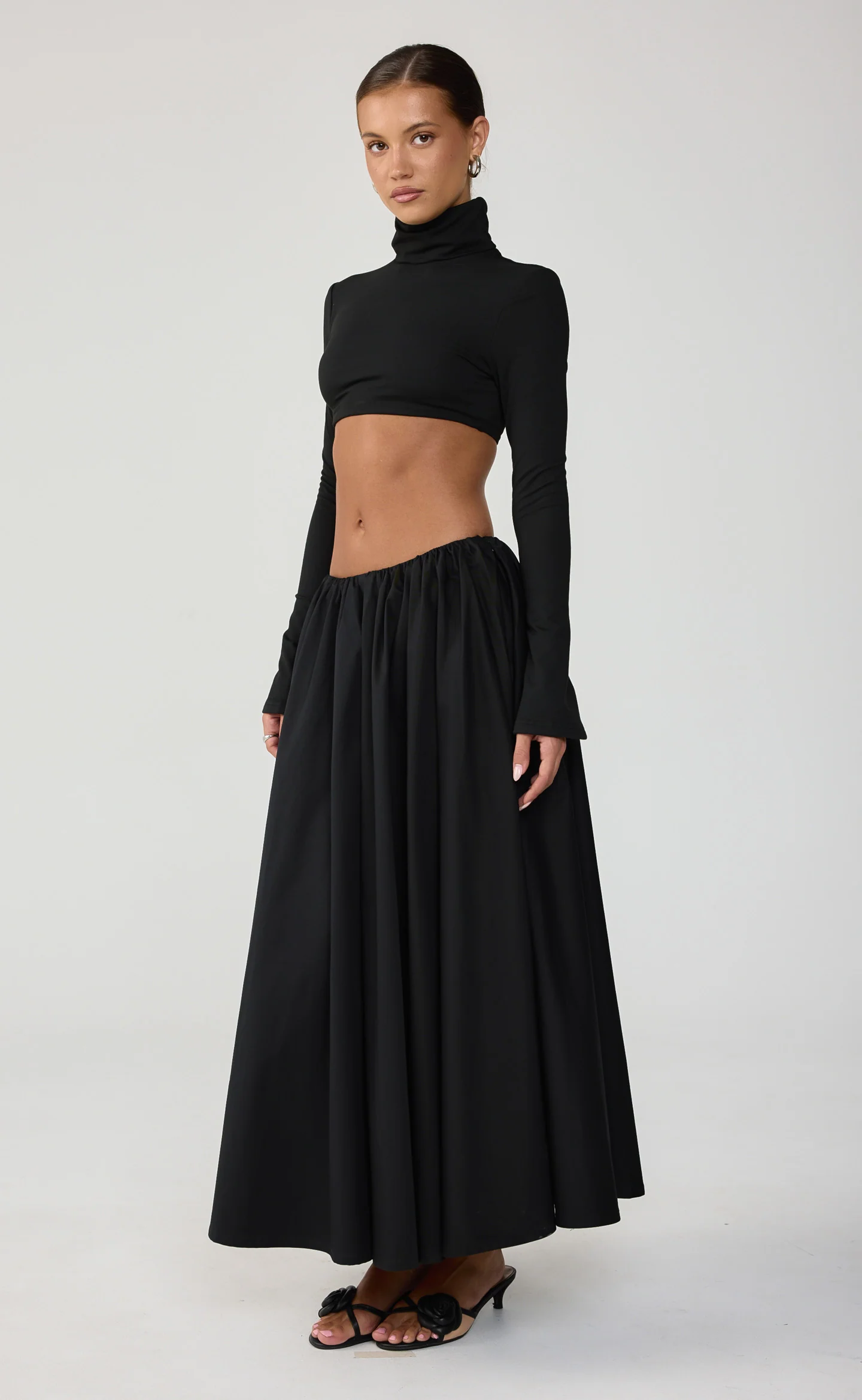 Herlow Maxi Skirt (Black) - Image 8