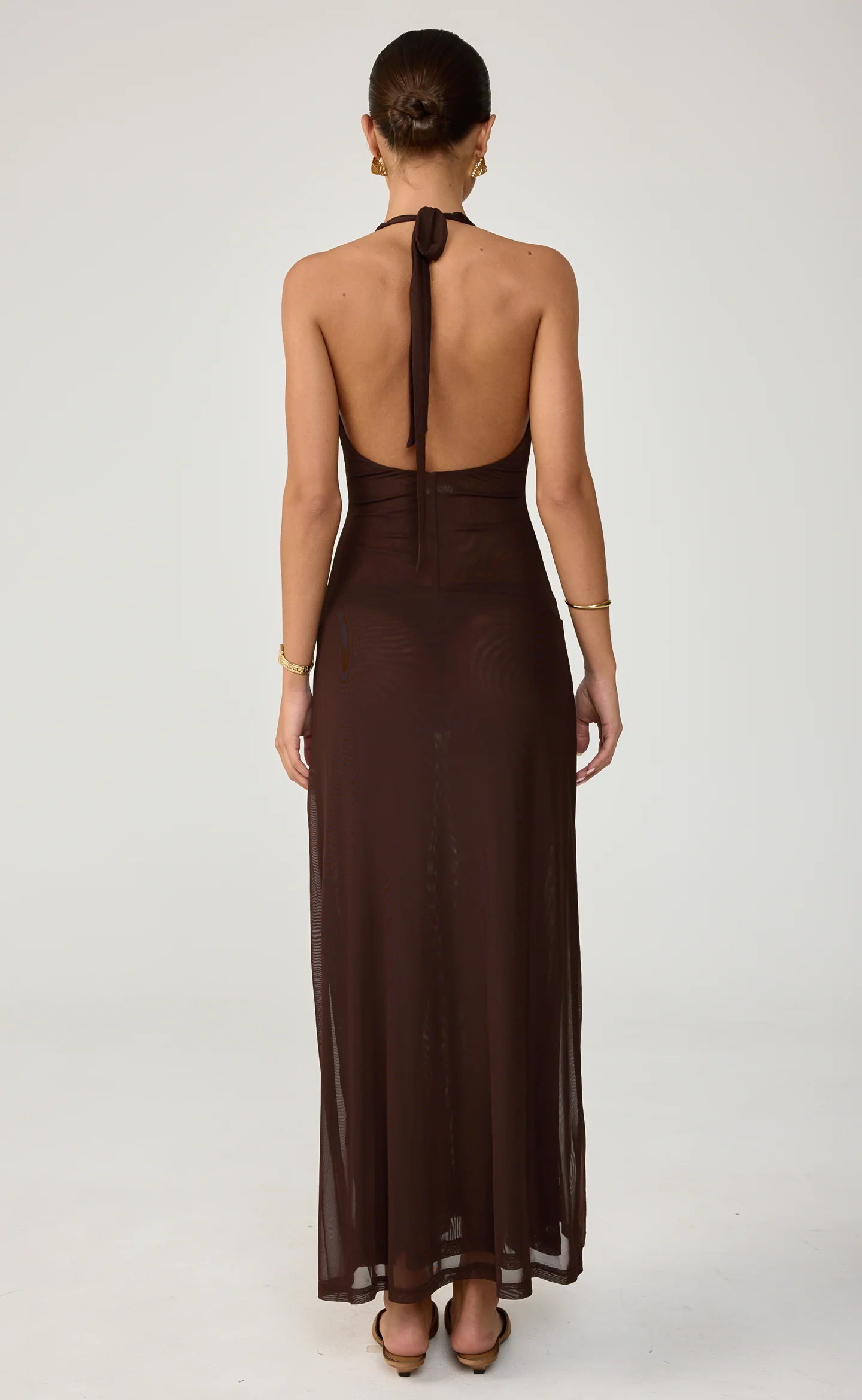 It Girl Maxi Dress (Chocolate) - Image 3