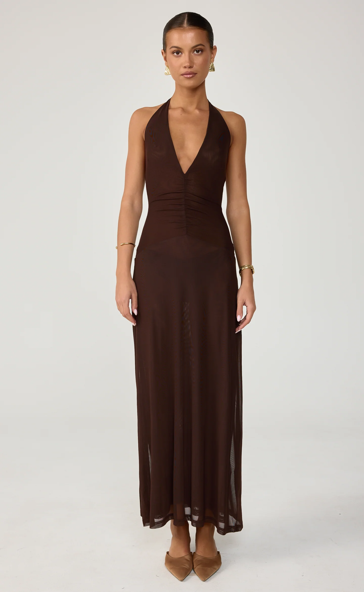 It Girl Maxi Dress (Chocolate) - Image 7