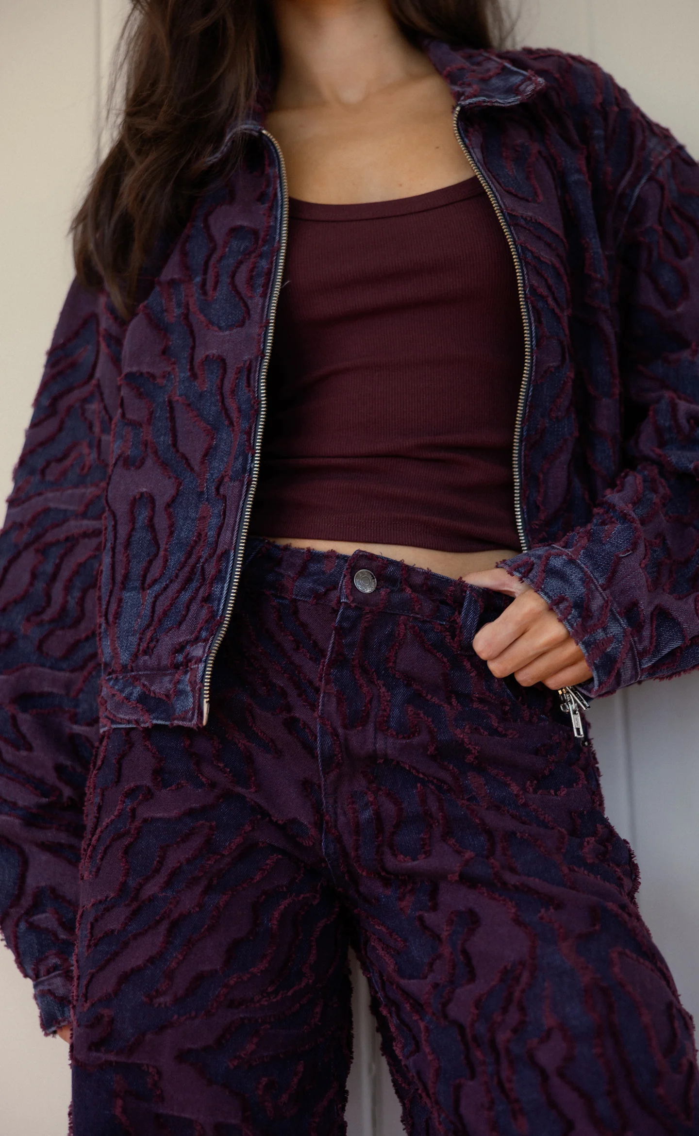 Kace Jacket (Textured Denim)