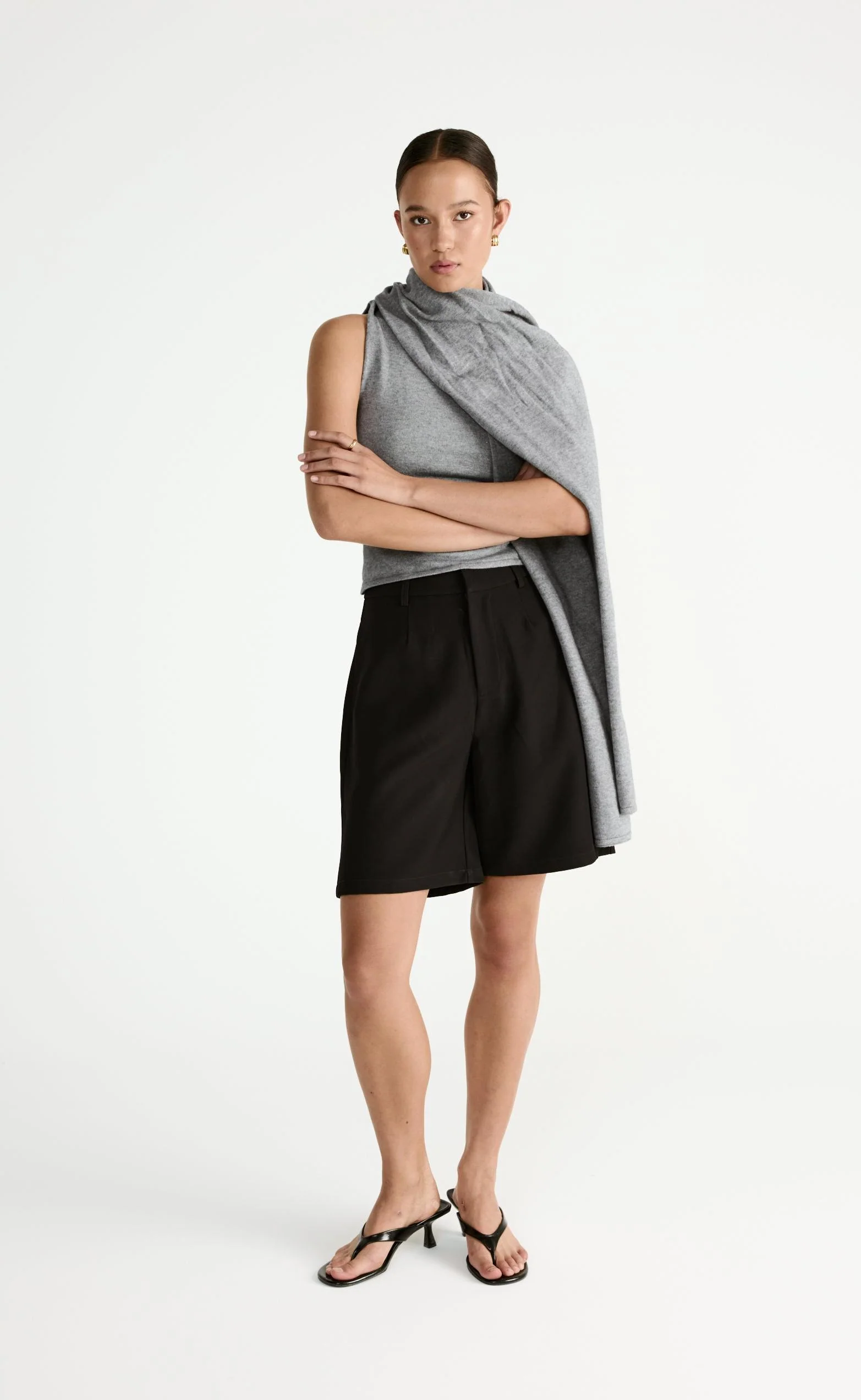 Kensington Top (Grey Marle)