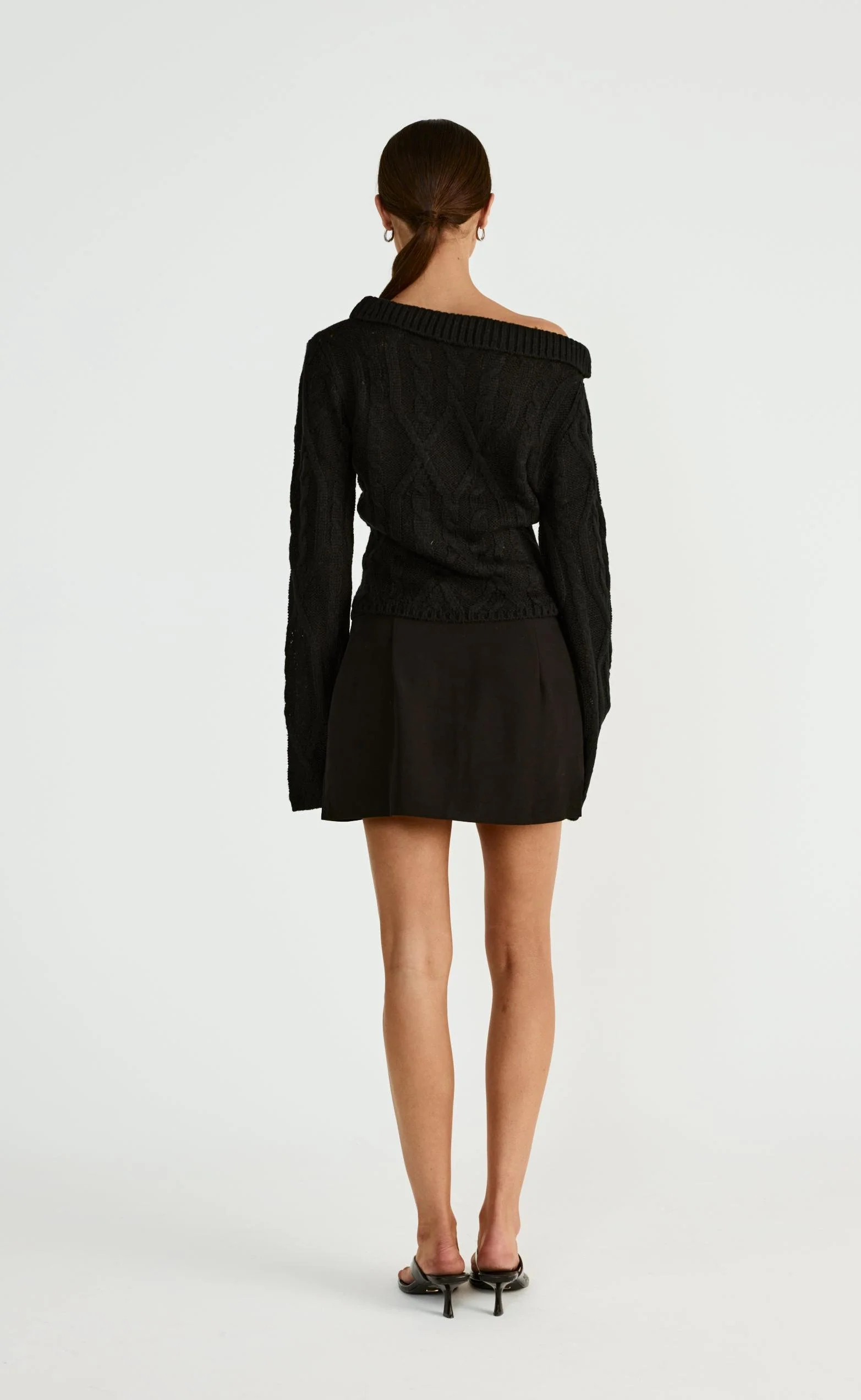 Loch Long Sleeve Top (Black) - Image 3