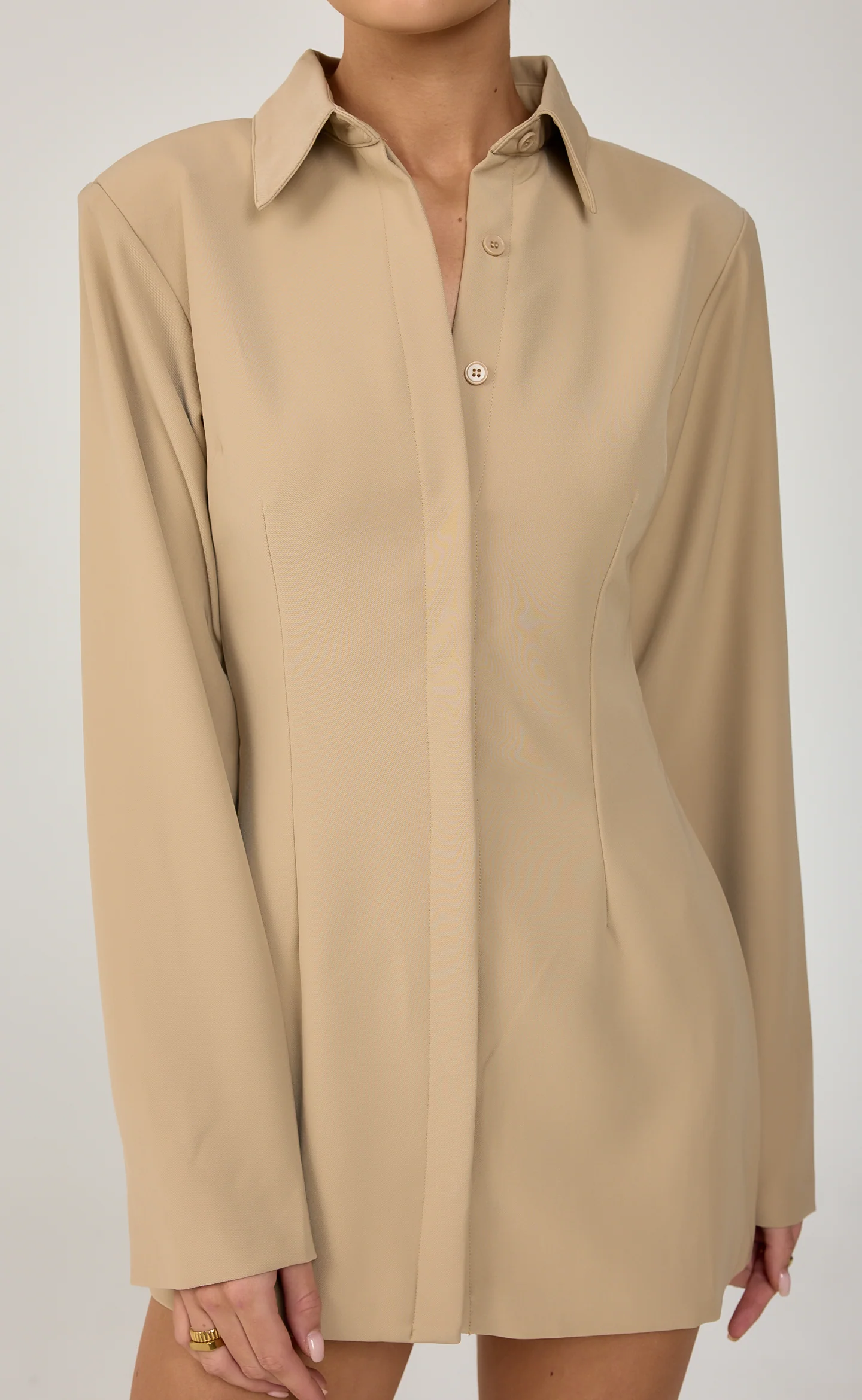 Mariella Mini Dress (Honey) - Image 5