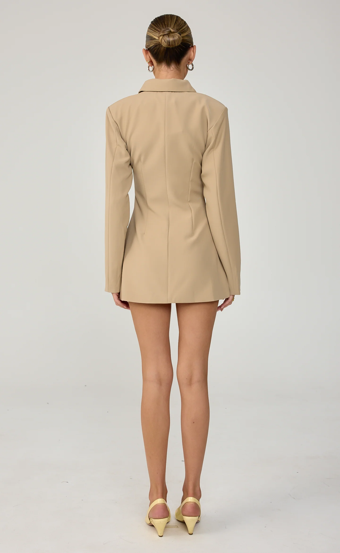 Mariella Mini Dress (Honey) - Image 6