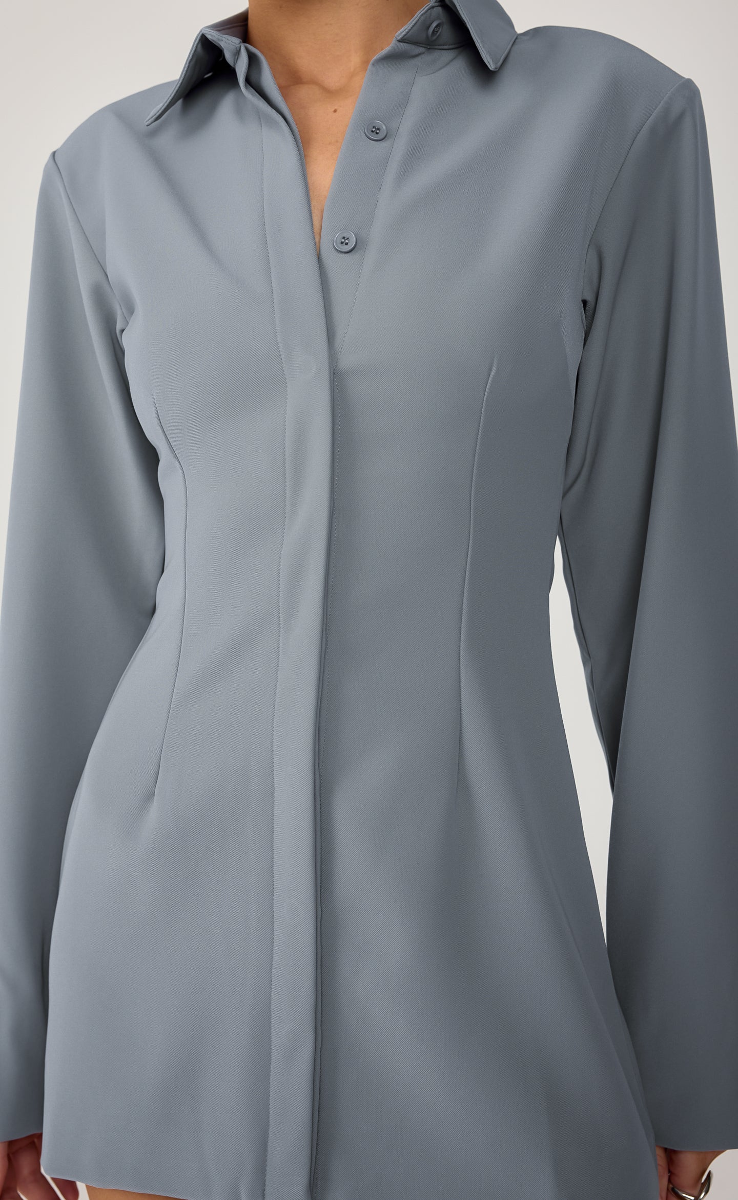 Mariella Mini Dress (Storm Blue) - Image 2