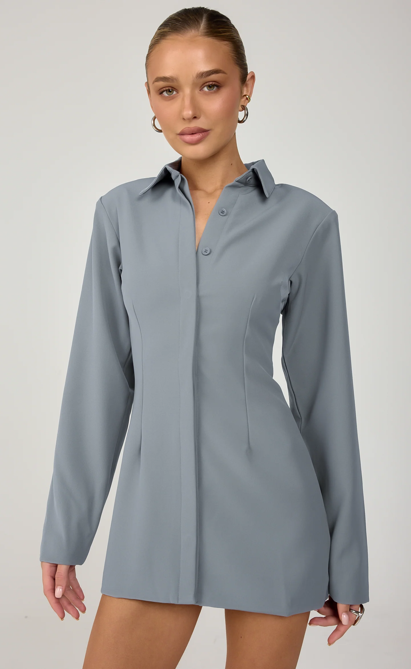 Mariella Mini Dress (Storm Blue) - Image 5