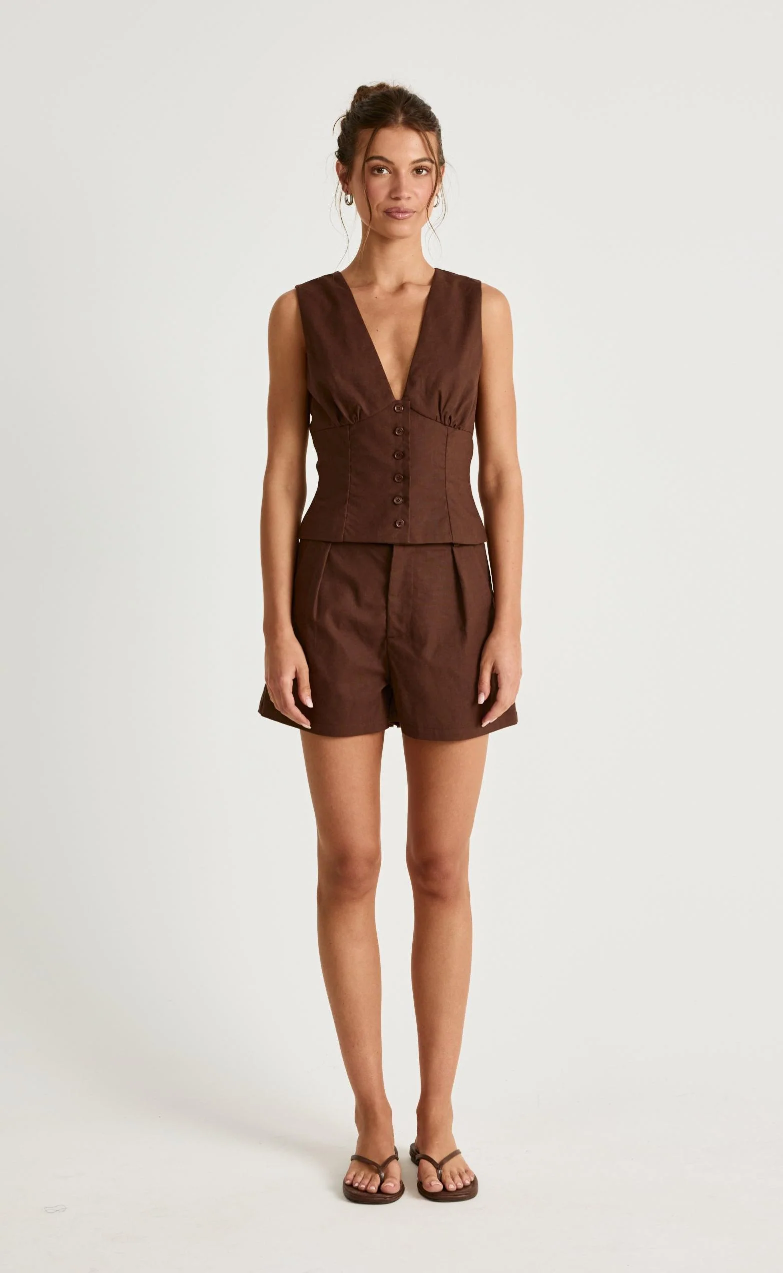 Nautical Top (Chocolate)