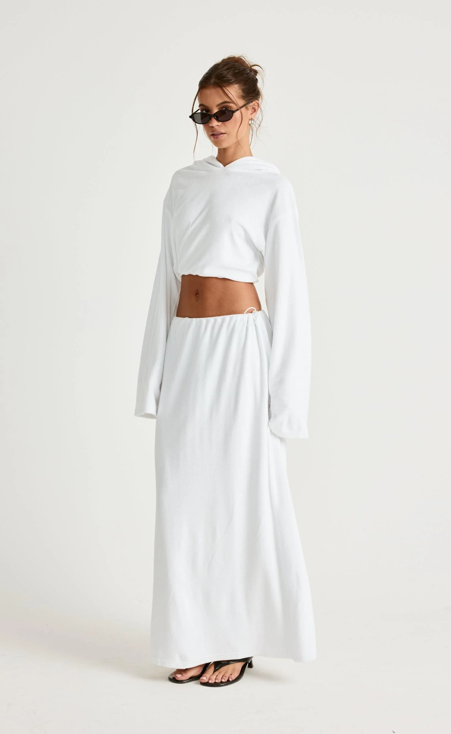 Odette Maxi Skirt (Off White) - Image 2