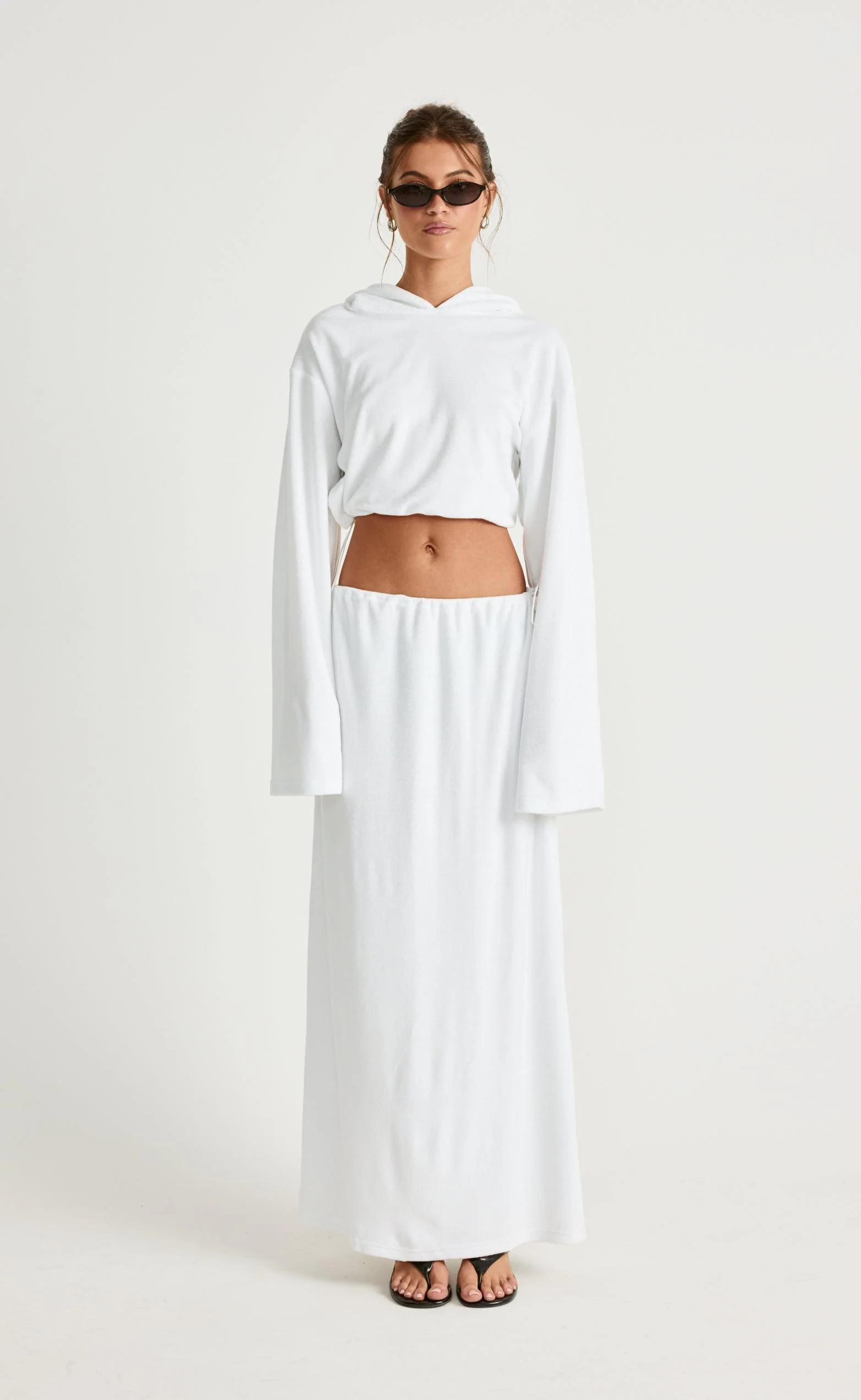 Odette Maxi Skirt (Off White) - Image 3