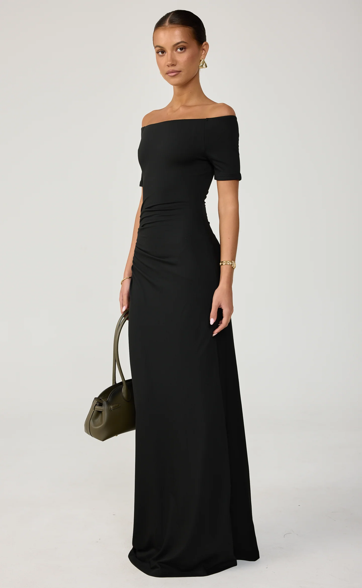Piper Maxi Dress (Black) - Image 2