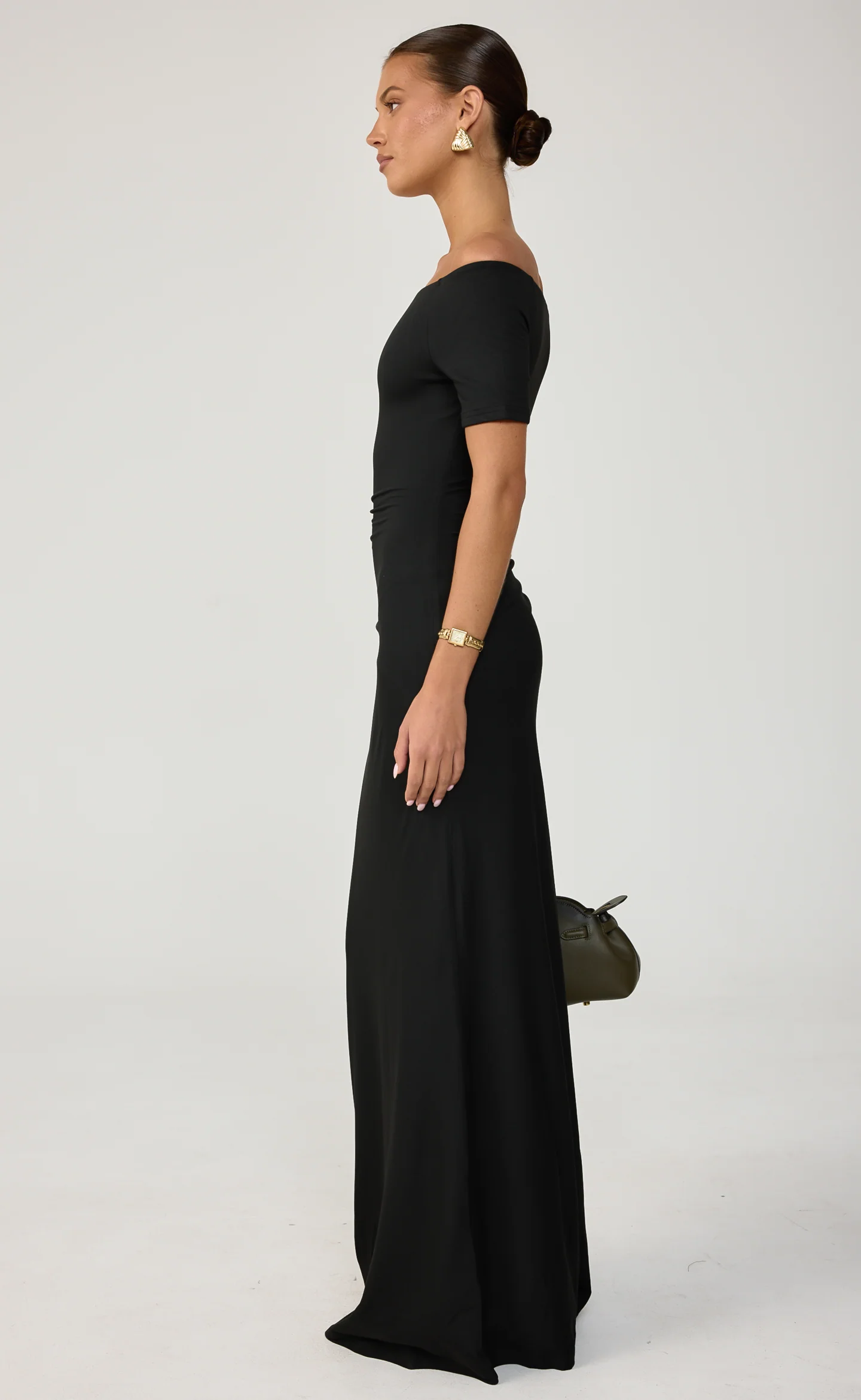 Piper Maxi Dress (Black) - Image 9