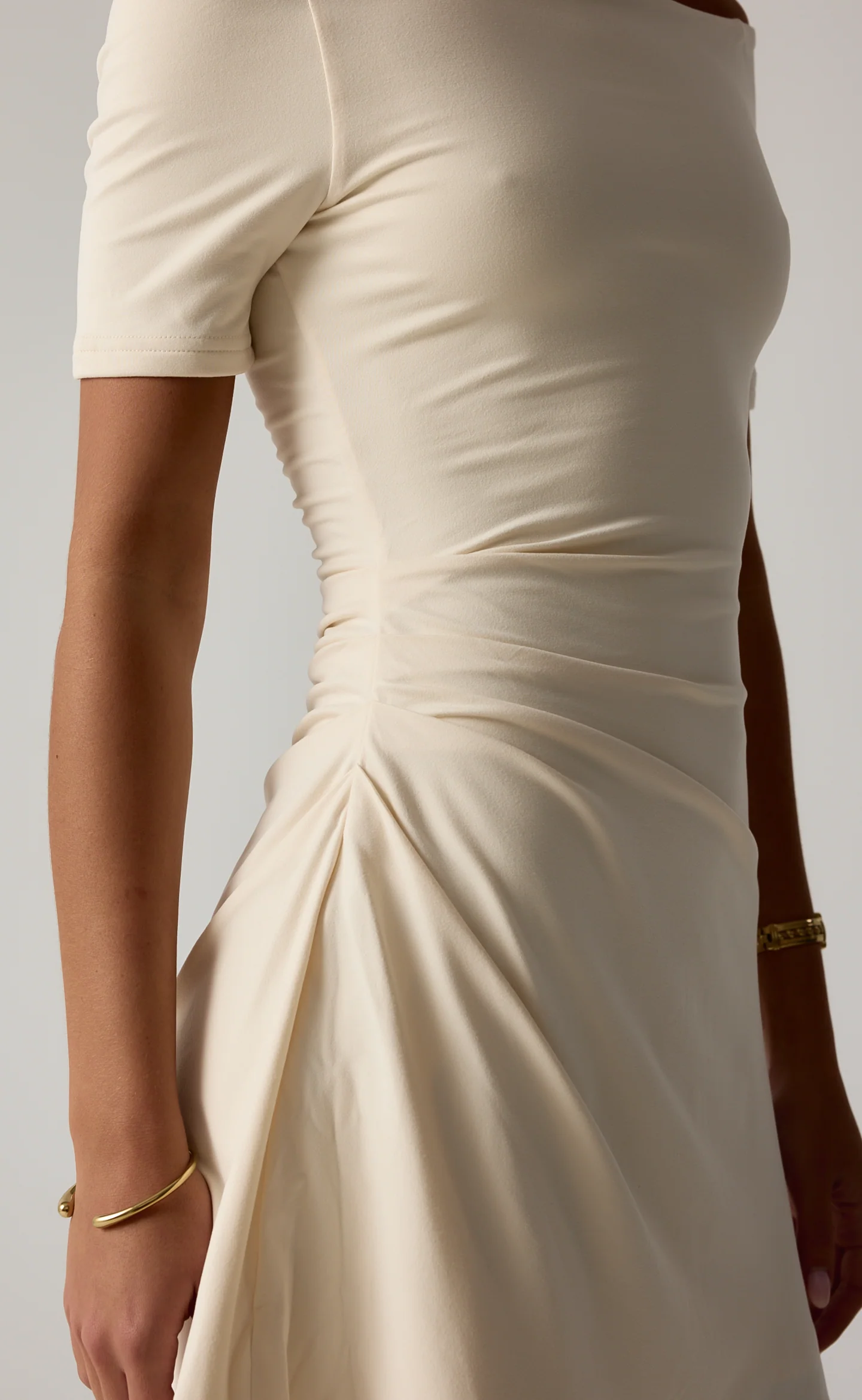 Piper Mini Dress (Oat) - Image 5