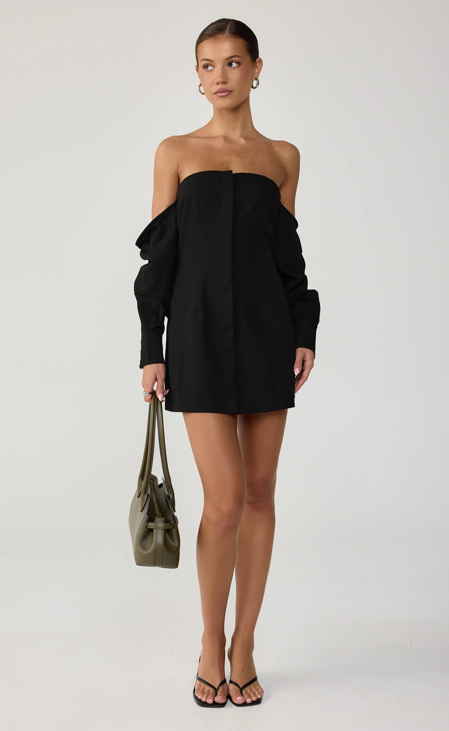 Raelynn Mini Dress (Black)
