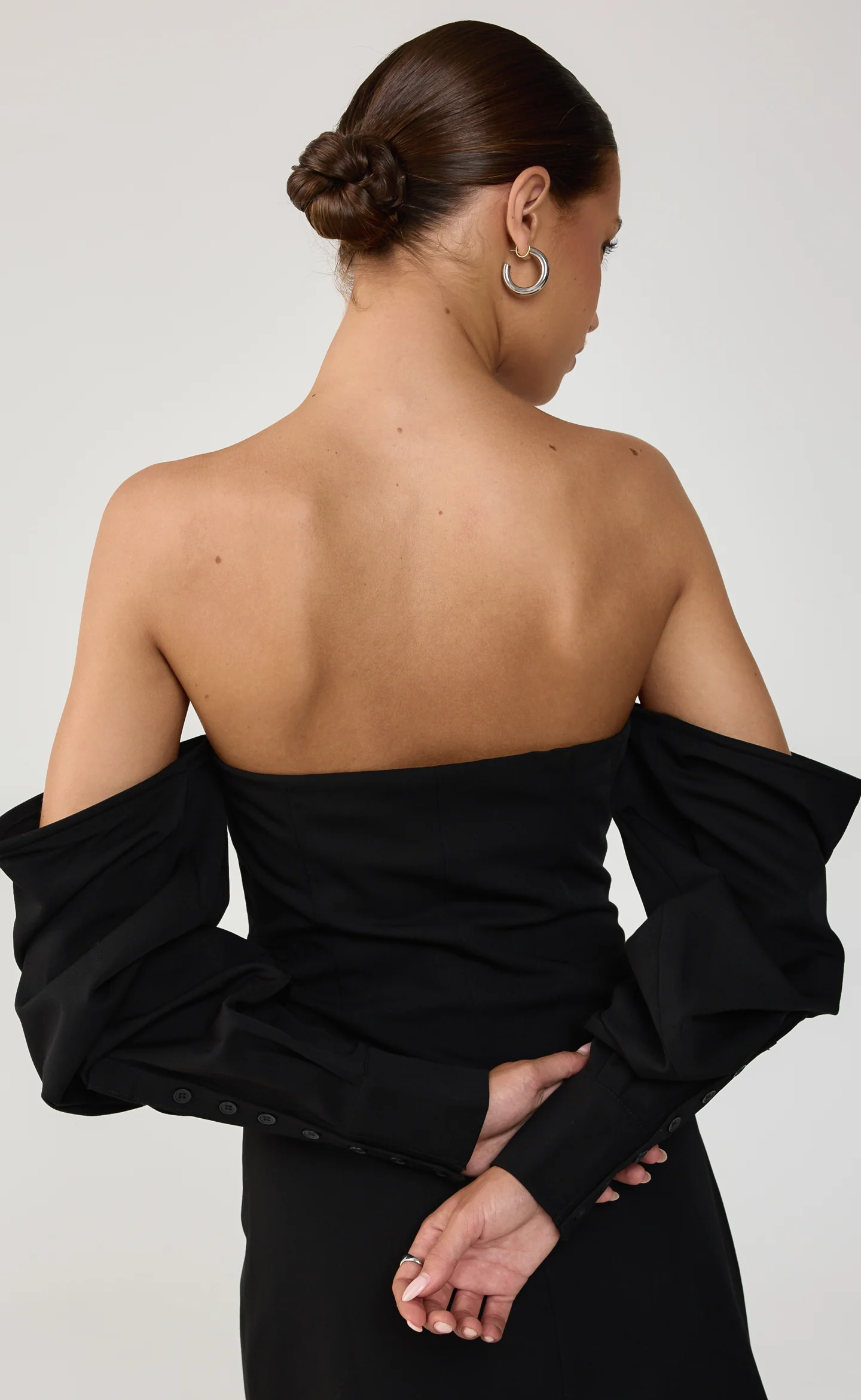 Raelynn Mini Dress (Black) - Image 3