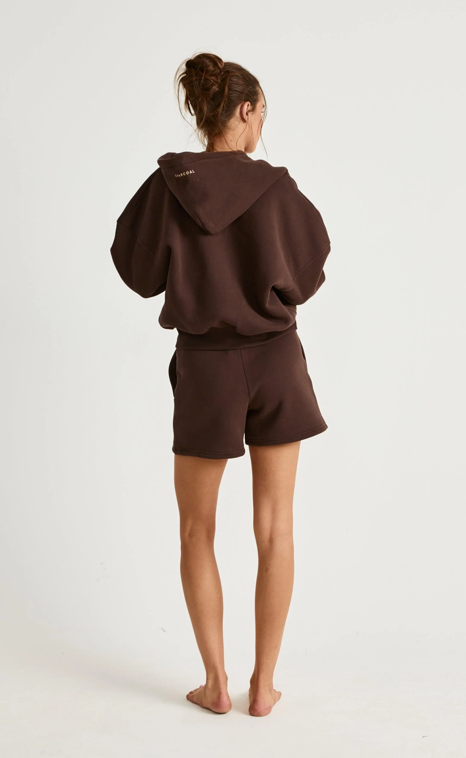 River Sweat Shorts (Chocolate) - Image 3